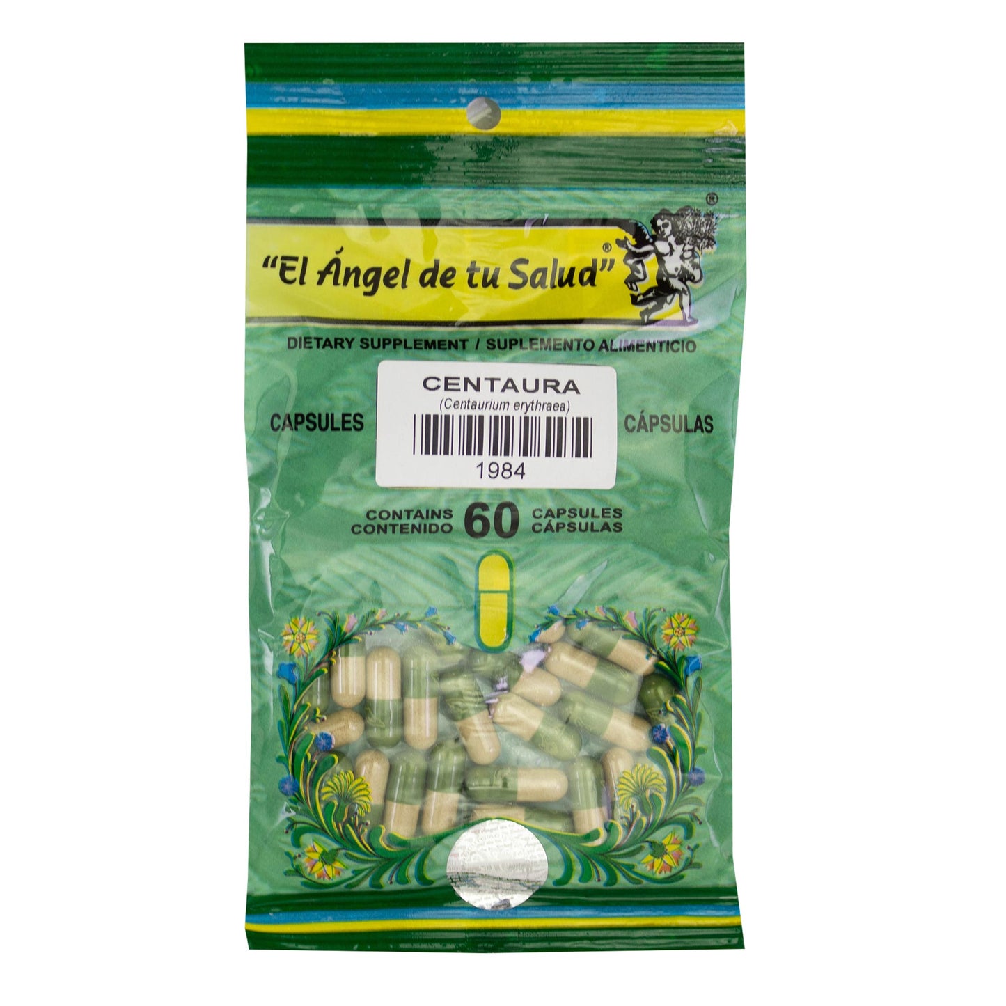 CENTAURA ™ Cápsula dura bolsa verde 60