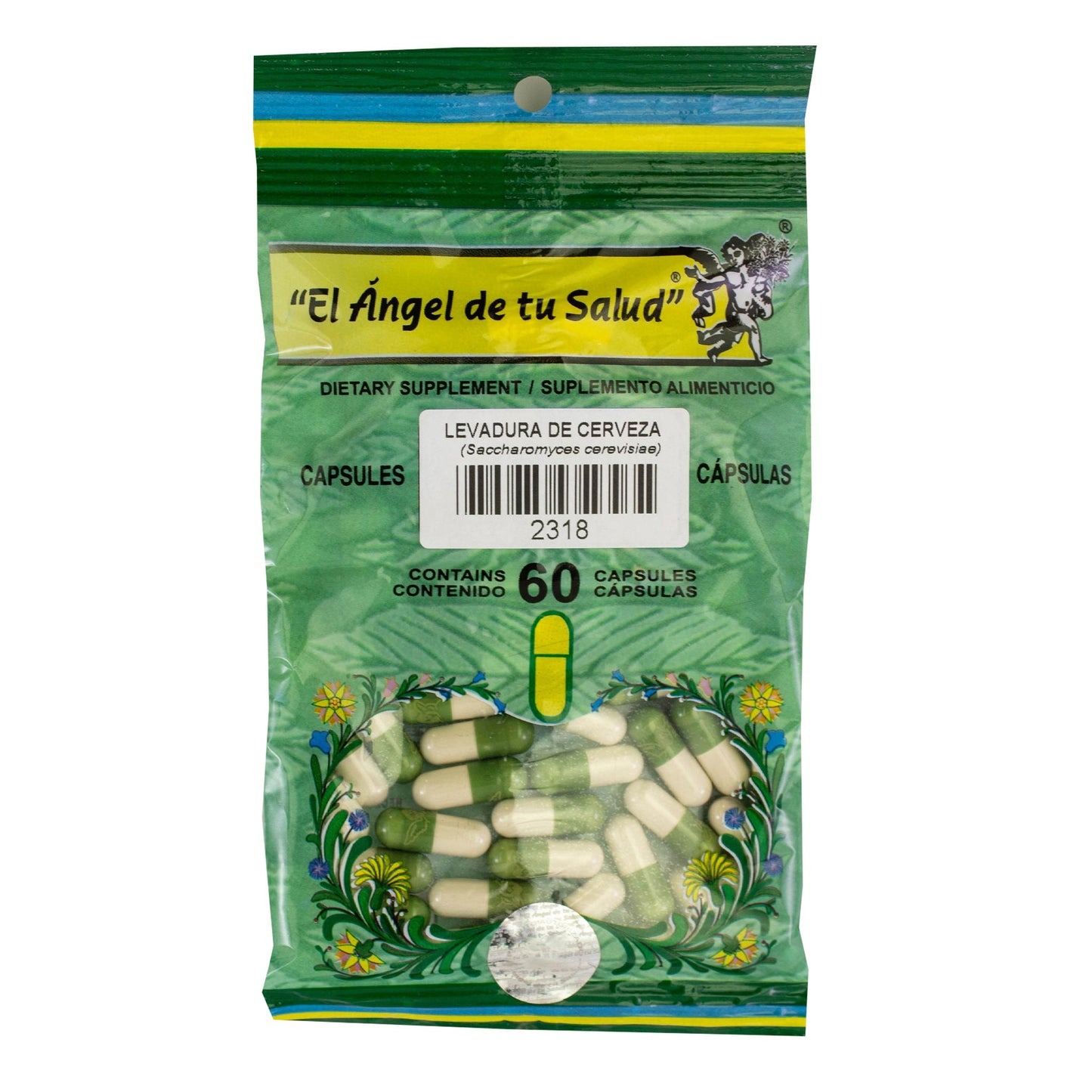 LEVADURA DE CERVEZA ™ Cápsula dura bolsa verde 60