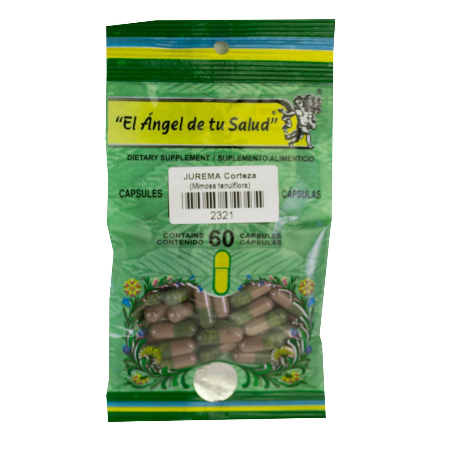 JUREMA corteza ™ Cápsula dura bolsa verde 60