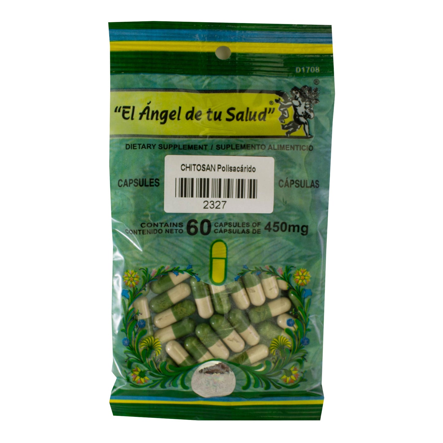 CHITOSAN ™ Cápsula dura bolsa verde 60