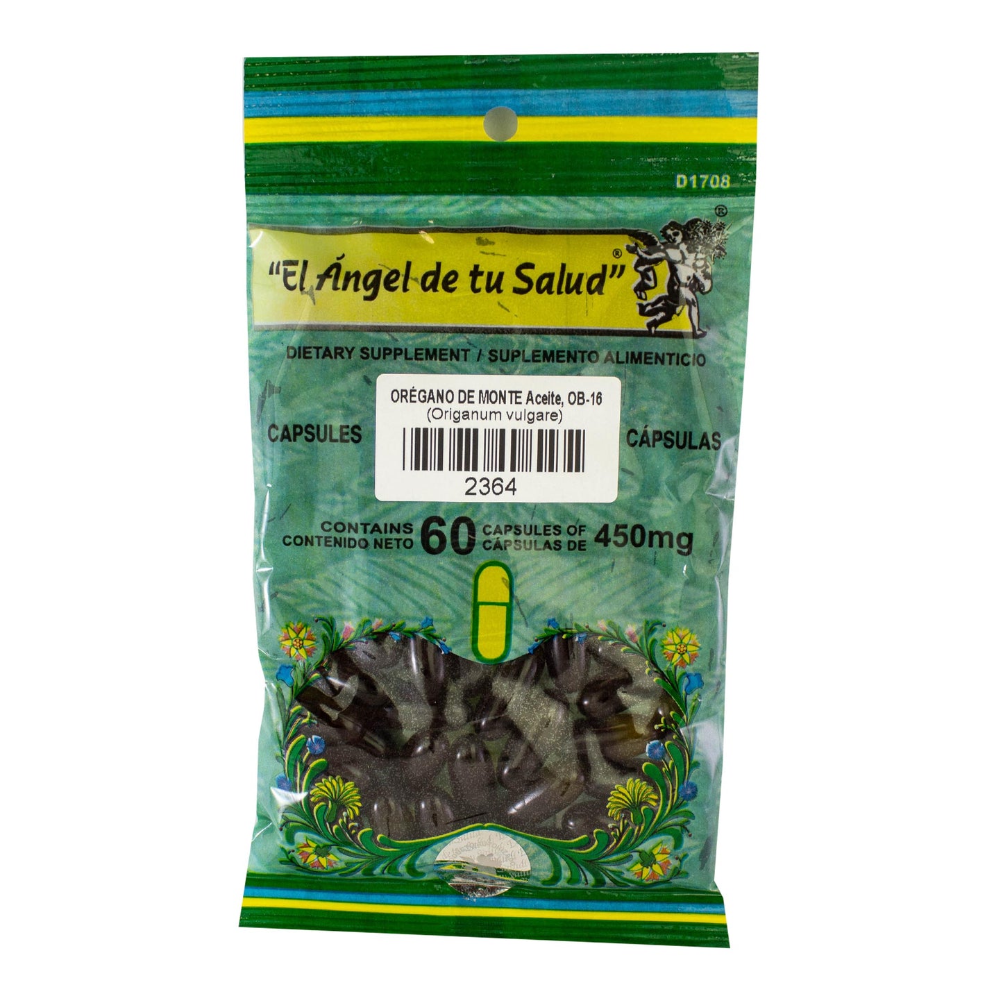 ORÉGANO DE MONTE Aceite ™ Cápsula blanda bolsa verde 60