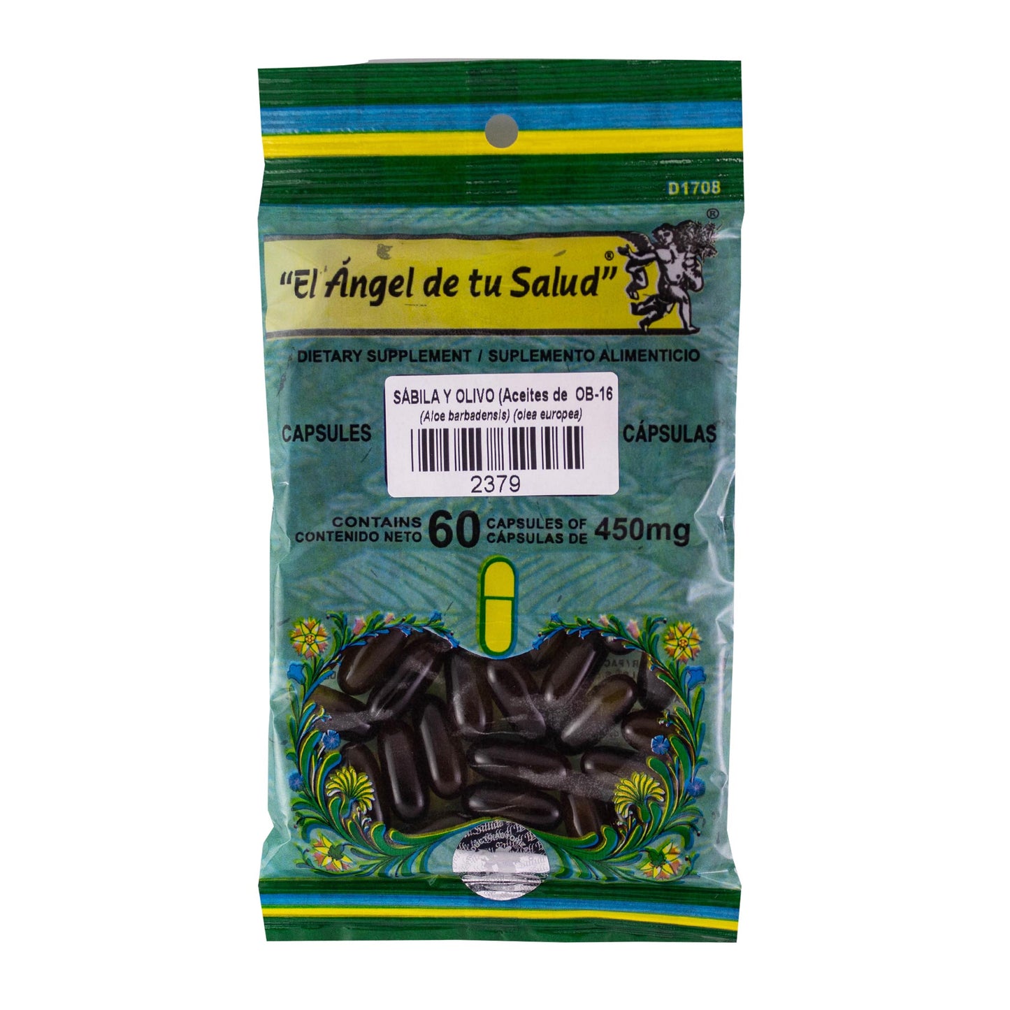 SÁBILA Y OLIVO Aceites ™ Cápsula blanda bolsa verde 60