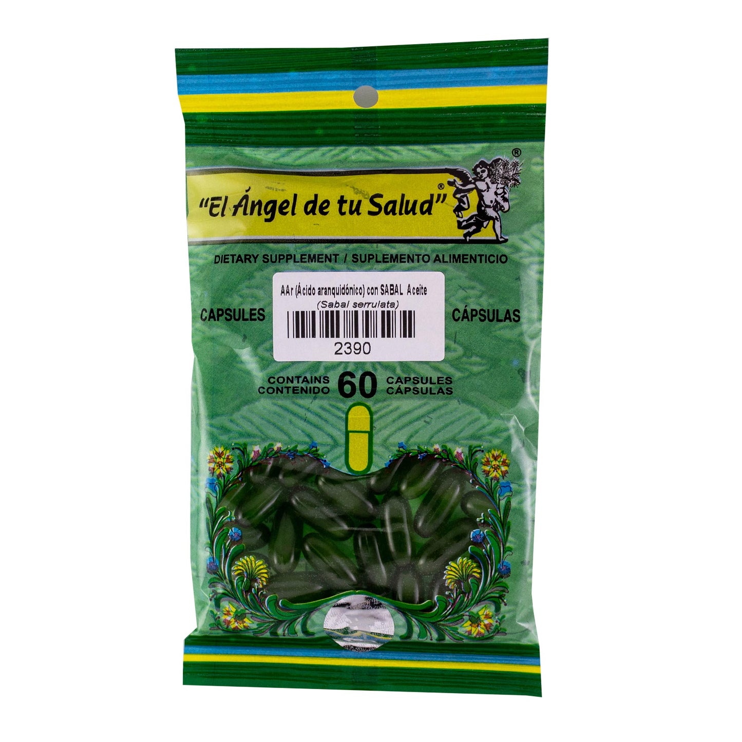 SABAL con Aar ™ Cápsula blanda bolsa verde 60