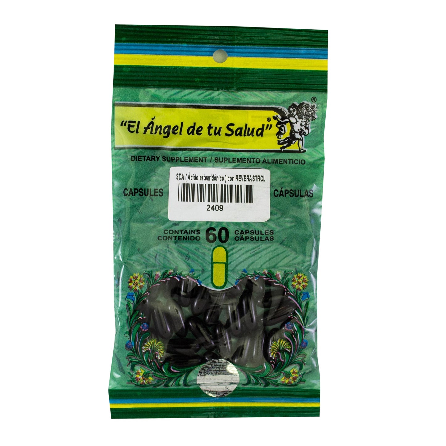 SDA con VITAMINAS Y MINERALES ™ Cápsula blanda bolsa verde 60