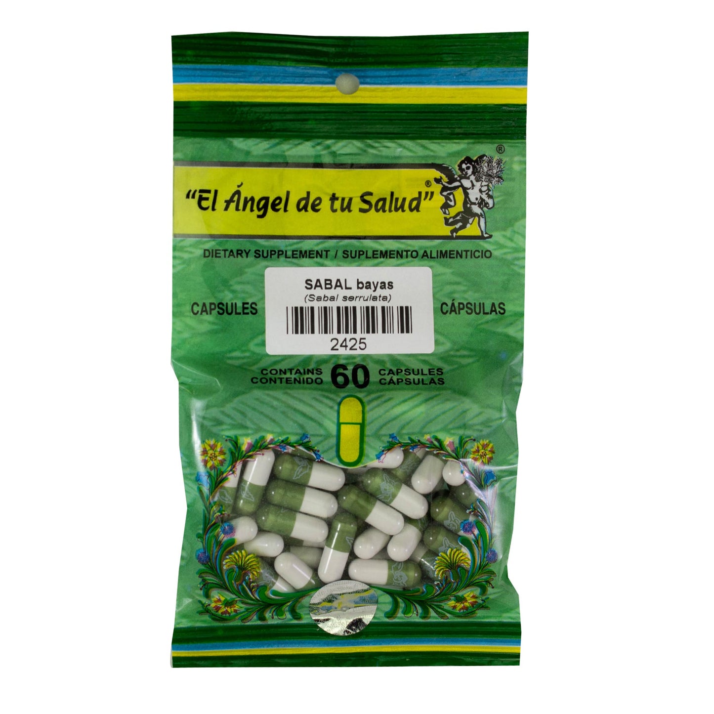 SABAL bayas ™ Cápsula dura bolsa verde 60