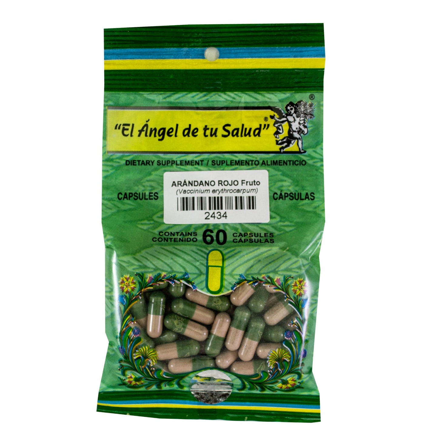 ARÁNDANO ROJO fruto ™ Cápsula dura bolsa verde 60