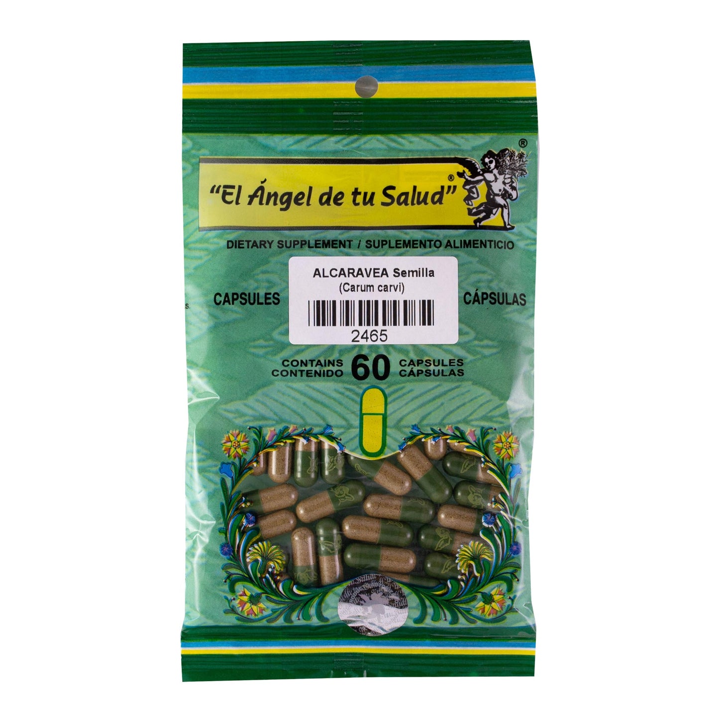 ALCARAVEA Semilla ™ Cápsula dura bolsa verde 60