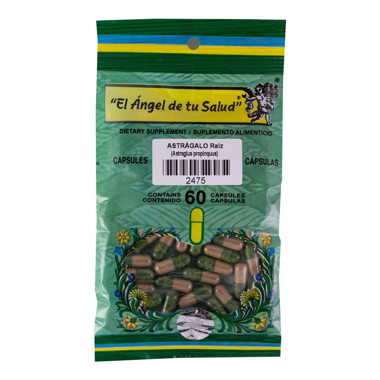 ASTRÁGALO raíz ™ Cápsula dura bolsa verde 60