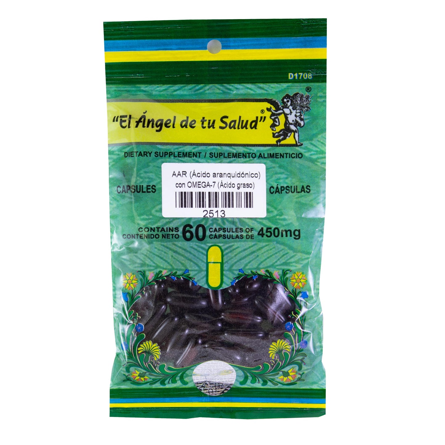 Rgos AAR con OMEGA-7 ™ Cápsula líquida bolsa verde 60