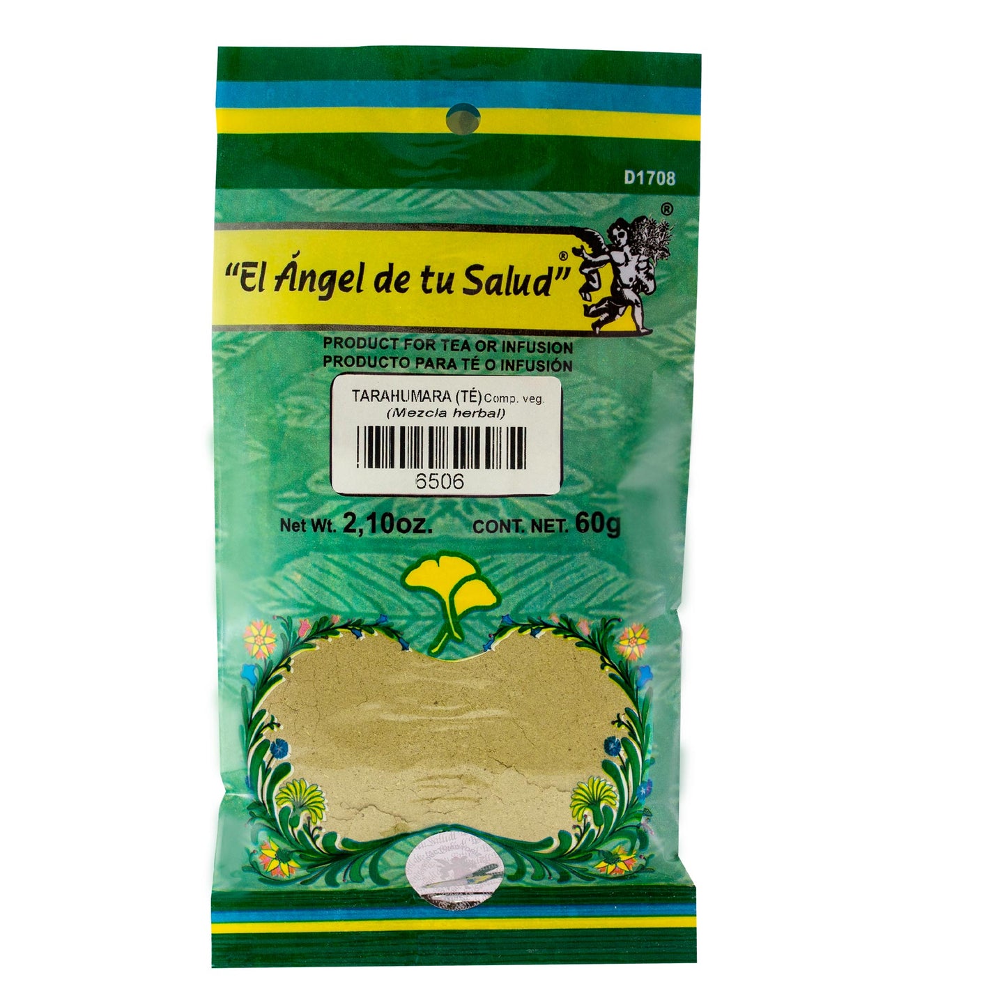 TARAHUMARA (té) compuesto vegetal ™ Polvo bolsa verde 60g