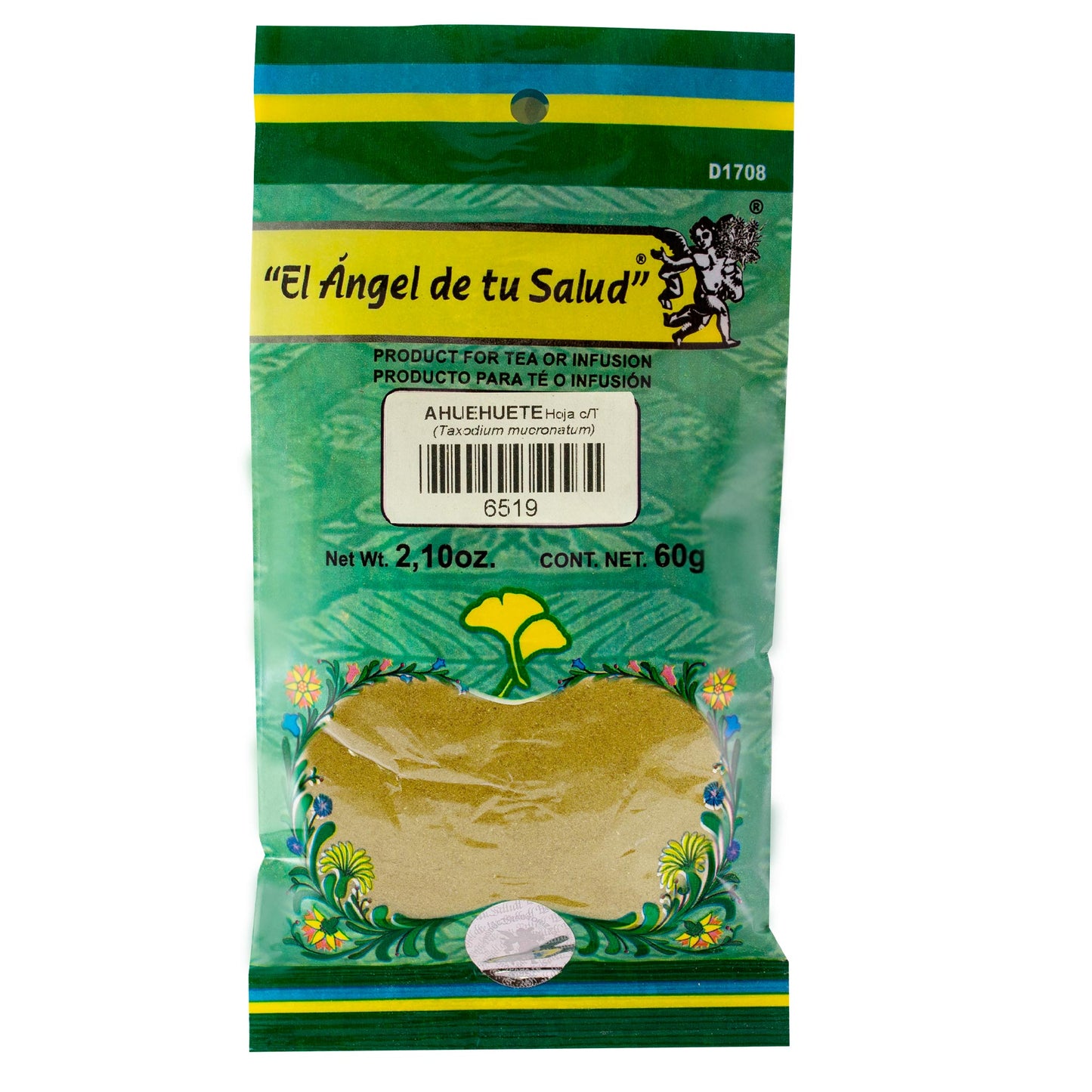 AHUEHUETE hojas con tallo ™ Polvo bolsa verde 60g