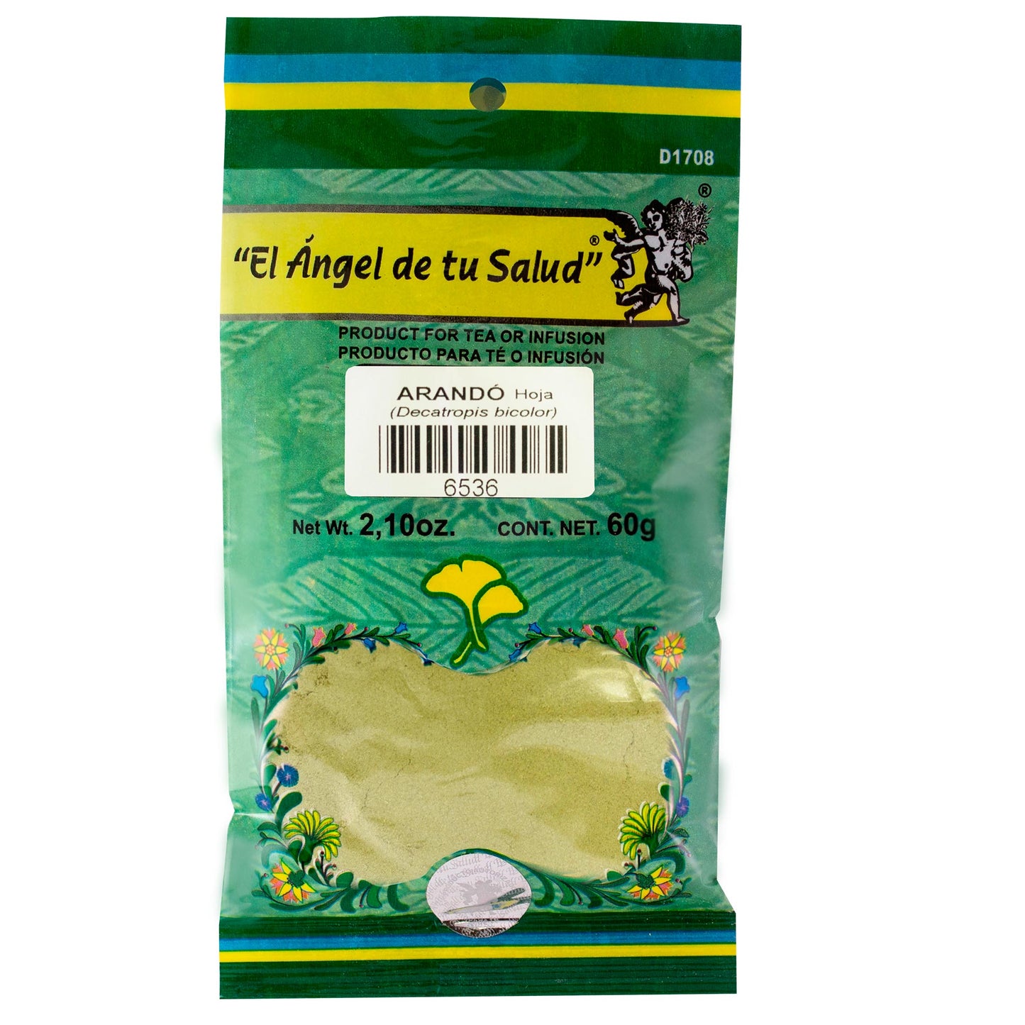 ARANDÓ hoja ™ Polvo bolsa verde 60g