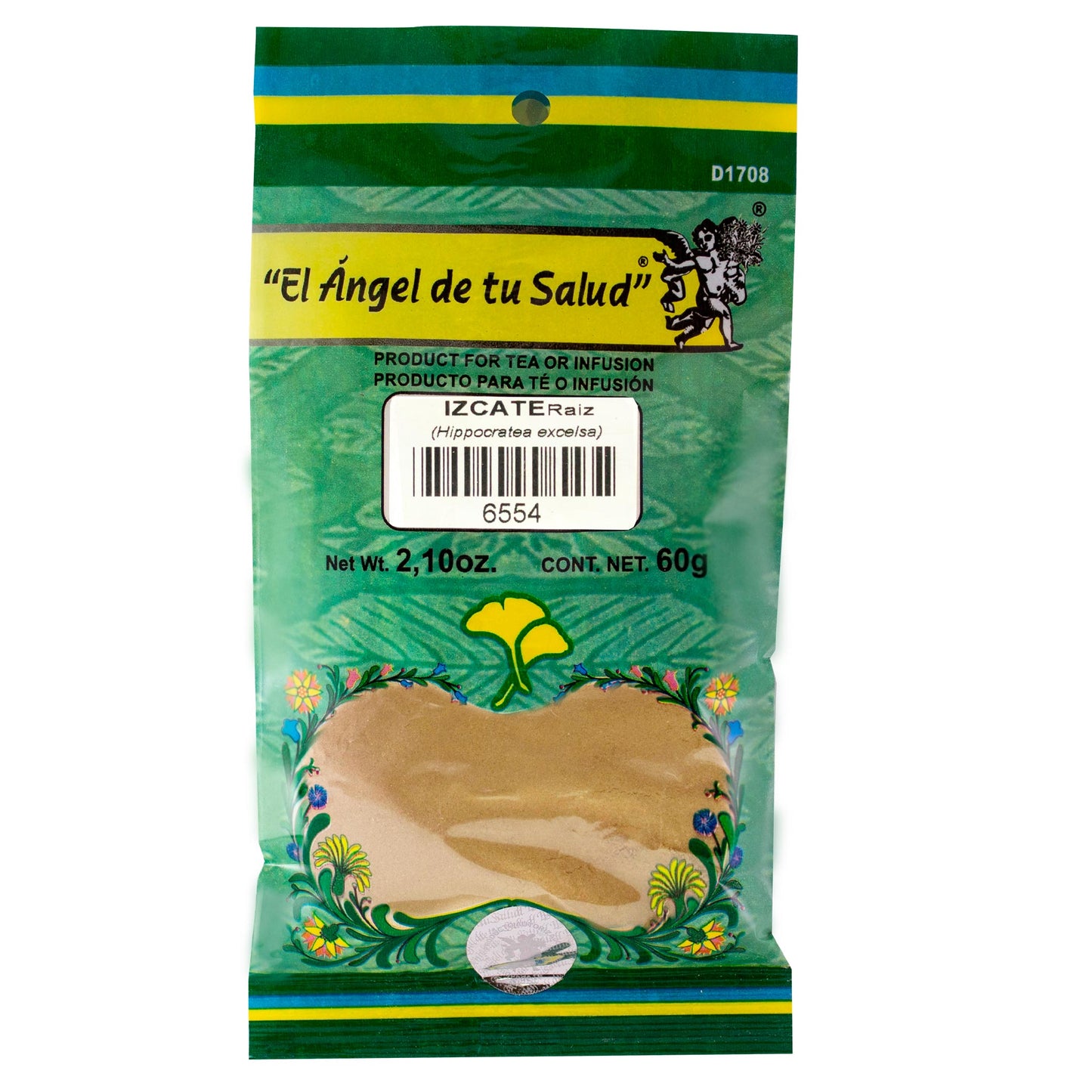 IZCATE raíz ™ Polvo bolsa verde 60g