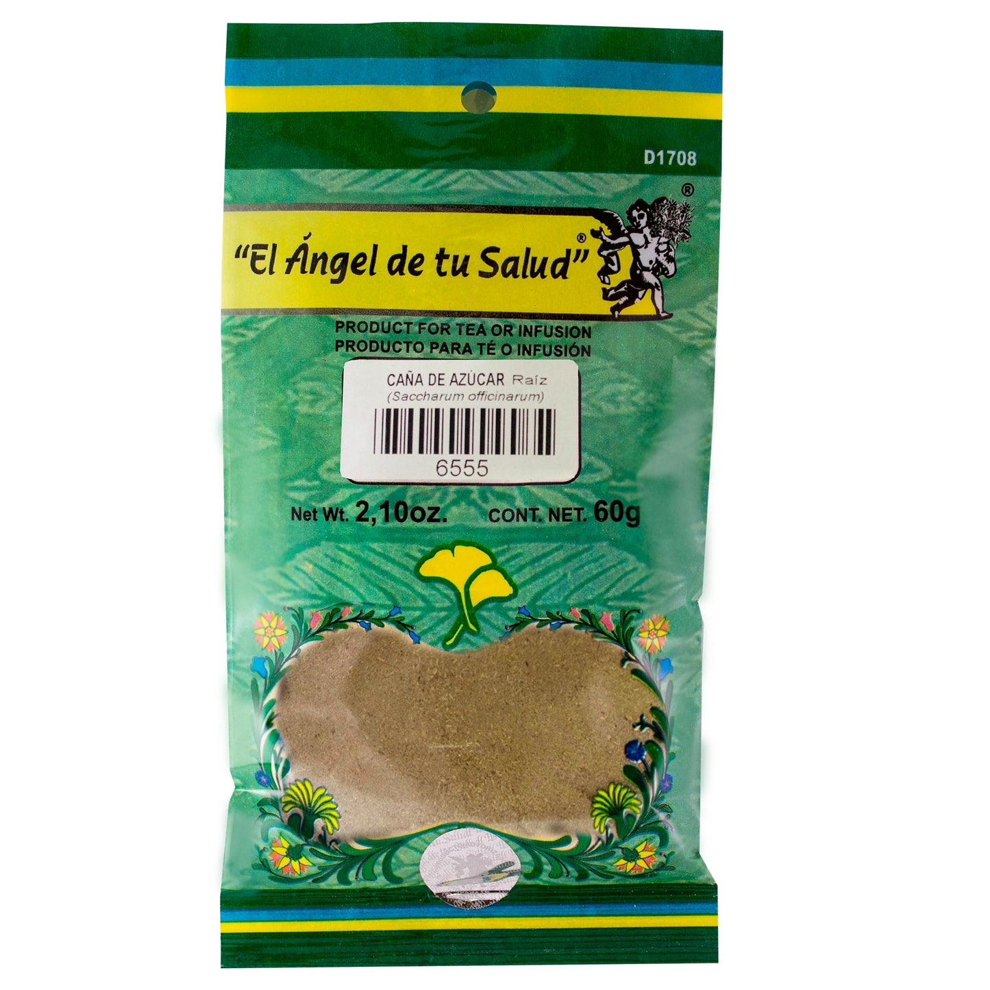 CAÑA DE AZÚCAR raíz ™ Polvo bolsa verde 60g