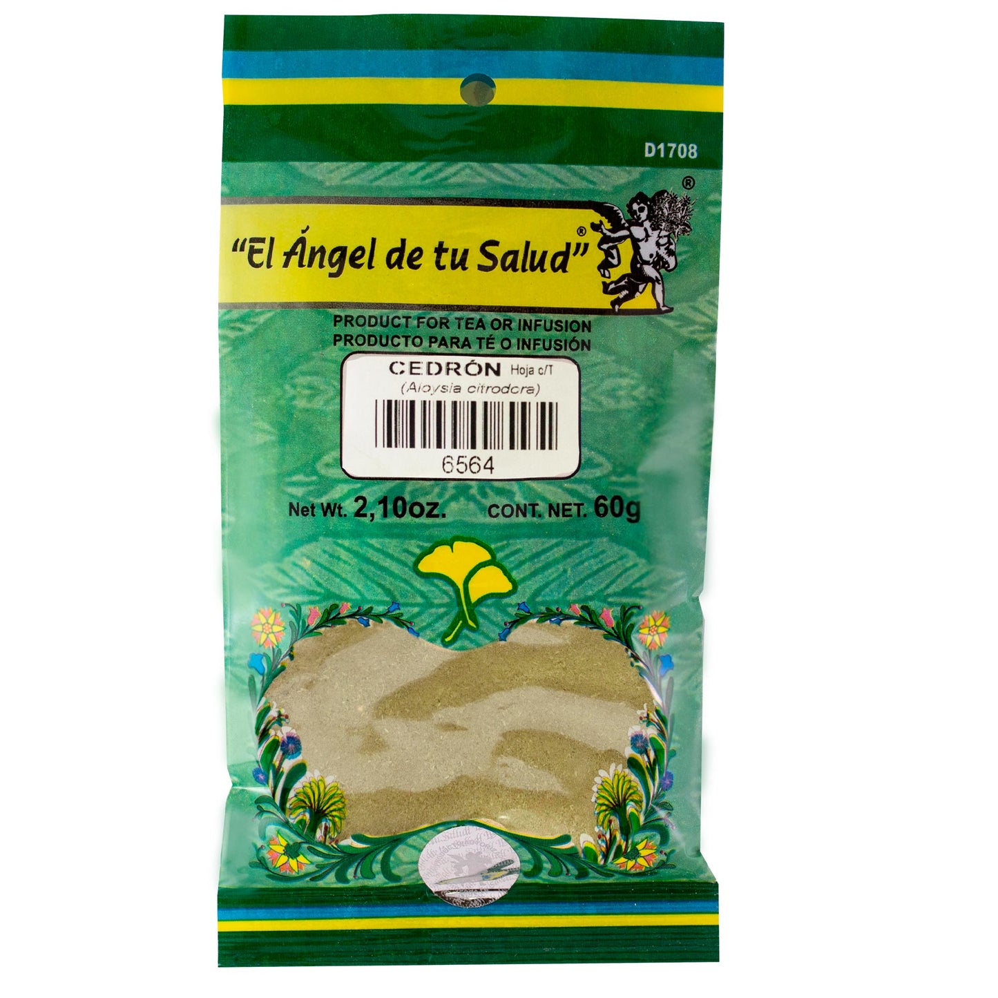 CEDRÓN hojas con tallo ™ Polvo bolsa verde 60g