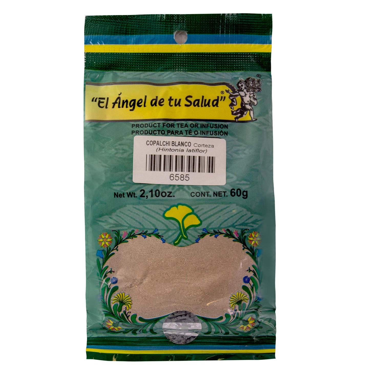 COPALCHI BLANCO corteza ™ Polvo bolsa verde 60g