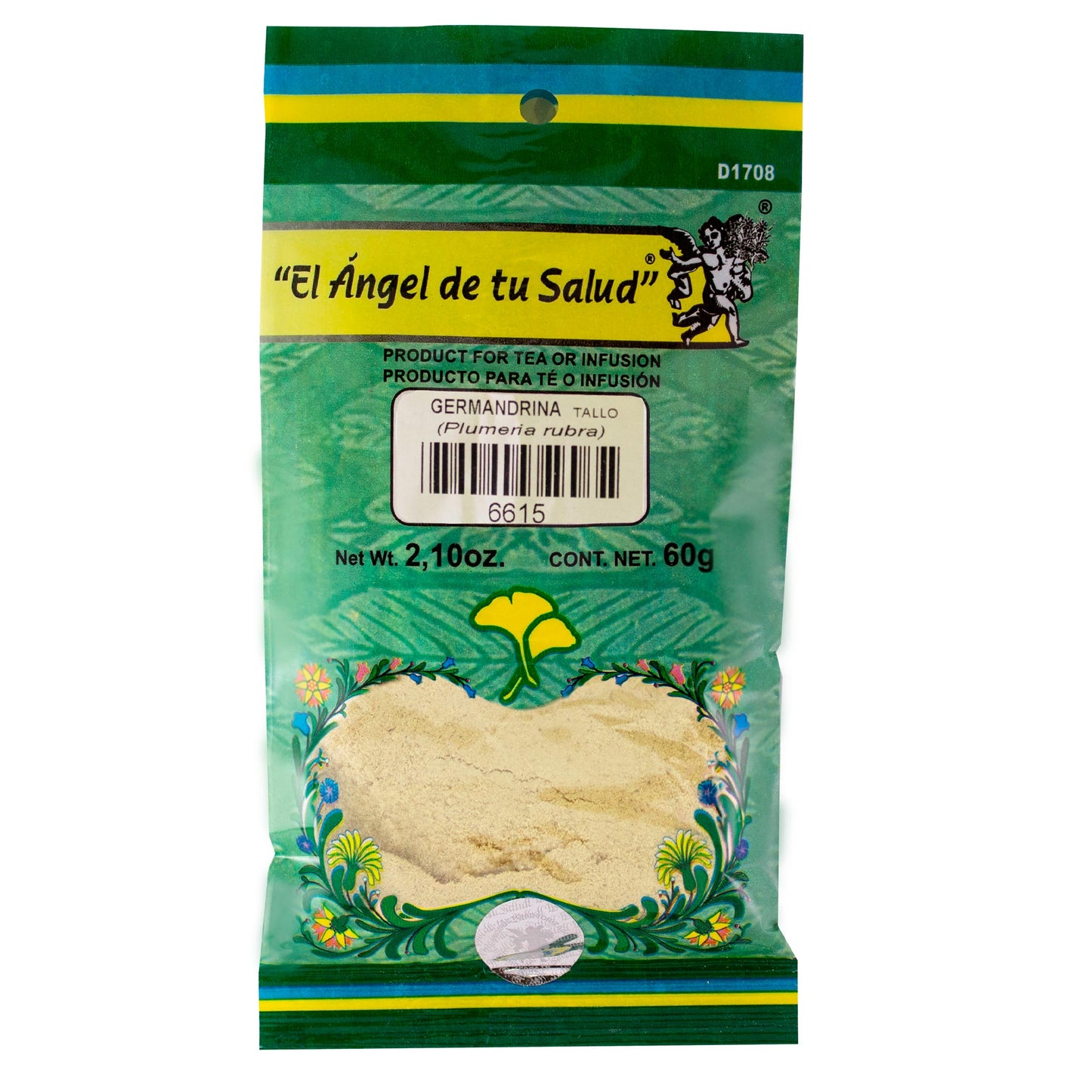 GERMANDRINA tallo ™ Polvo bolsa verde 60g