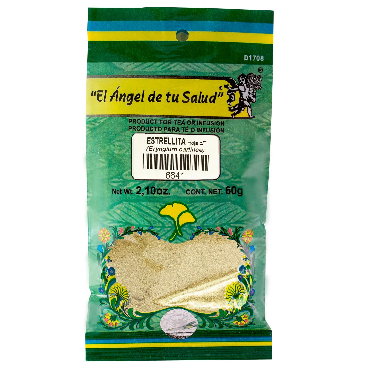 ESTRELLITA hojas con tallo ™ Polvo bolsa verde 60g