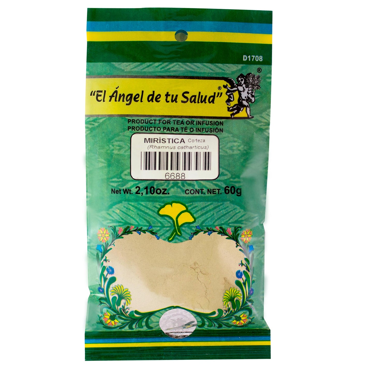 MIRÍSTICA corteza ™ Polvo bolsa verde 60g