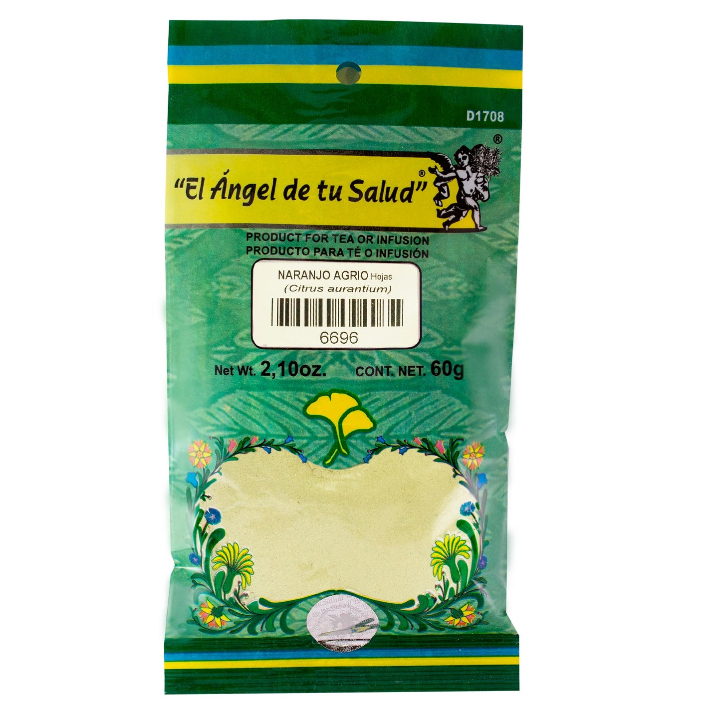 NARANJO AGRIO hojas ™ Polvo bolsa verde 60g