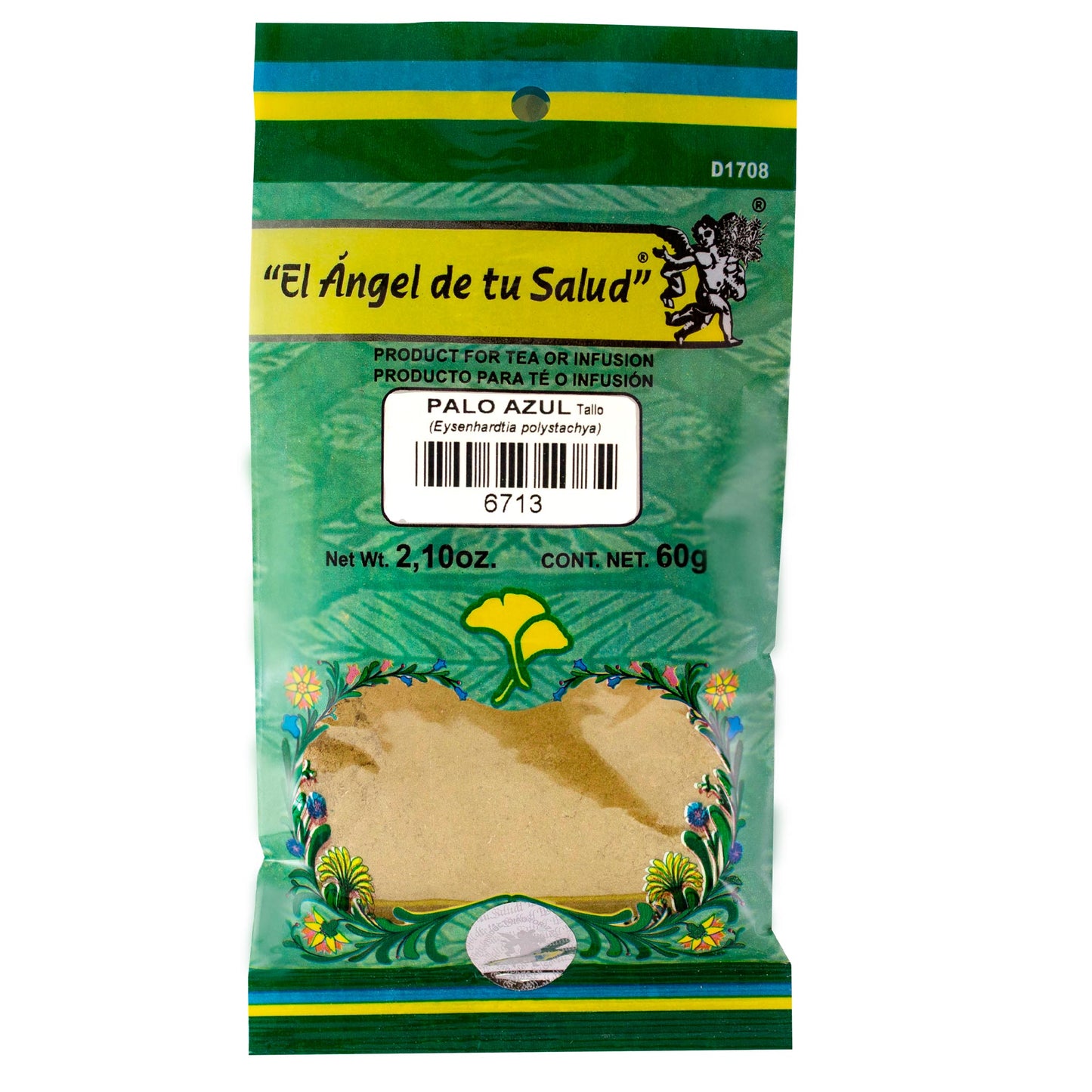 PALO AZUL tallo ™ Polvo bolsa verde 60g