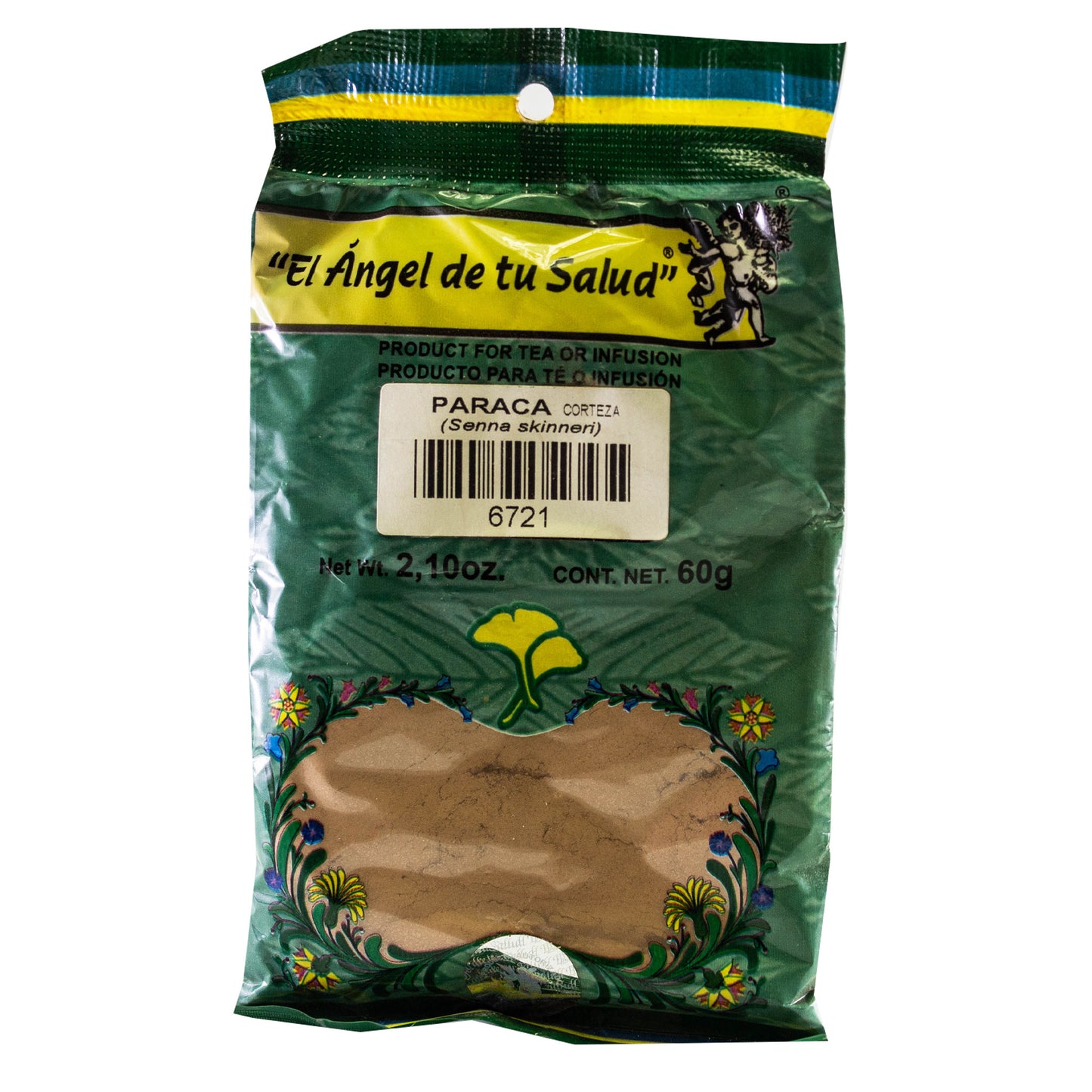 PARACA corteza ™ Polvo bolsa verde 60g