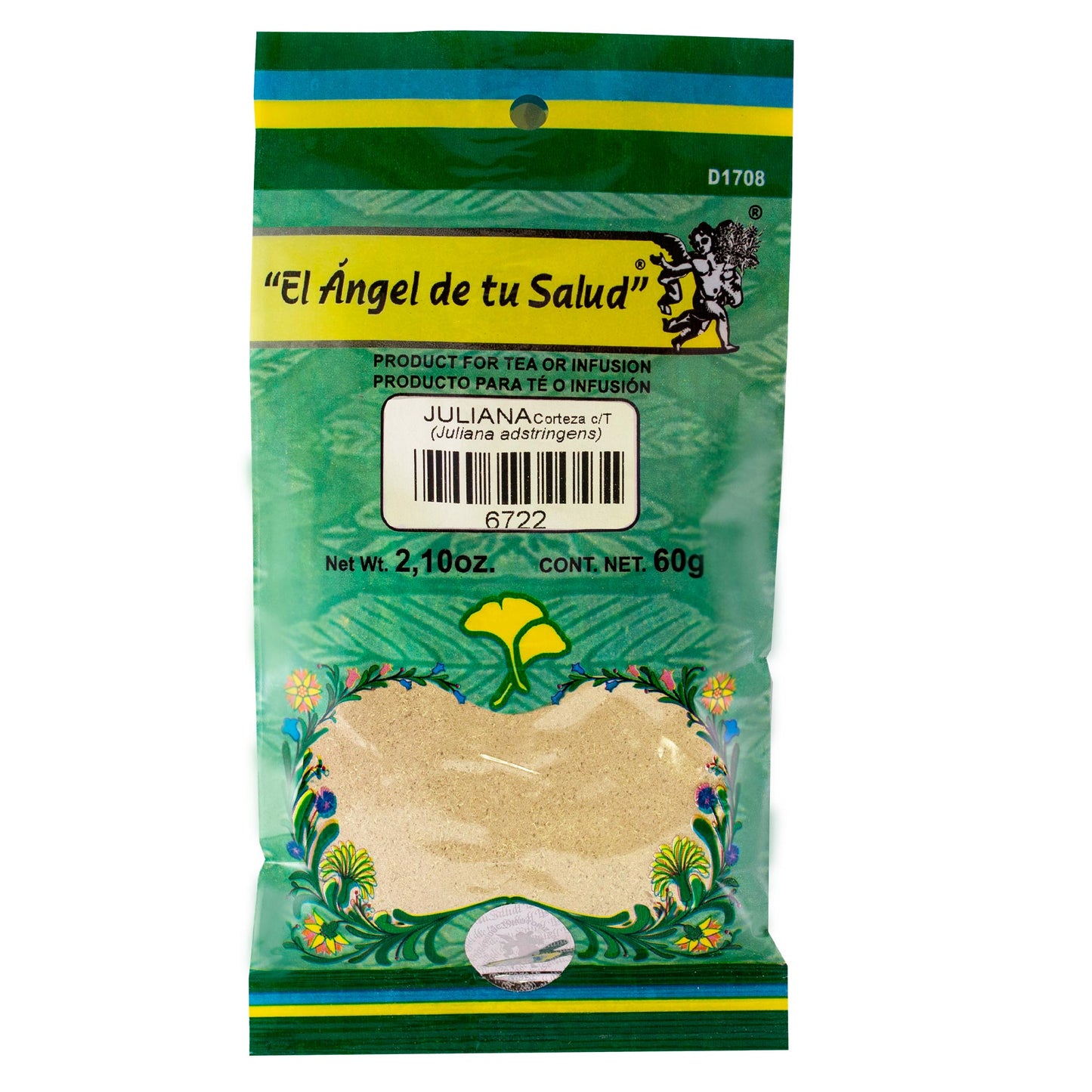 JULIANA corteza con tallo ™ Polvo bolsa verde 60g