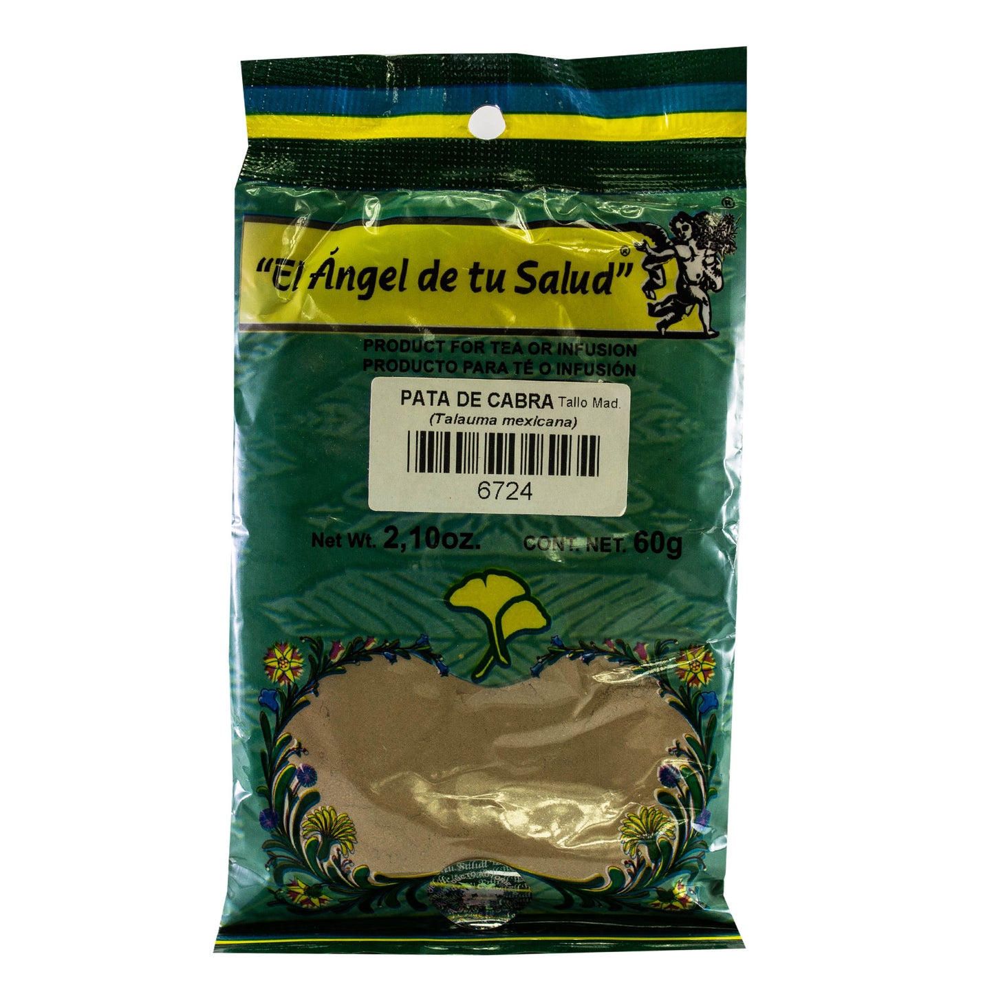 PATA DE CABRA tallo madera ™ Polvo bolsa verde 60g