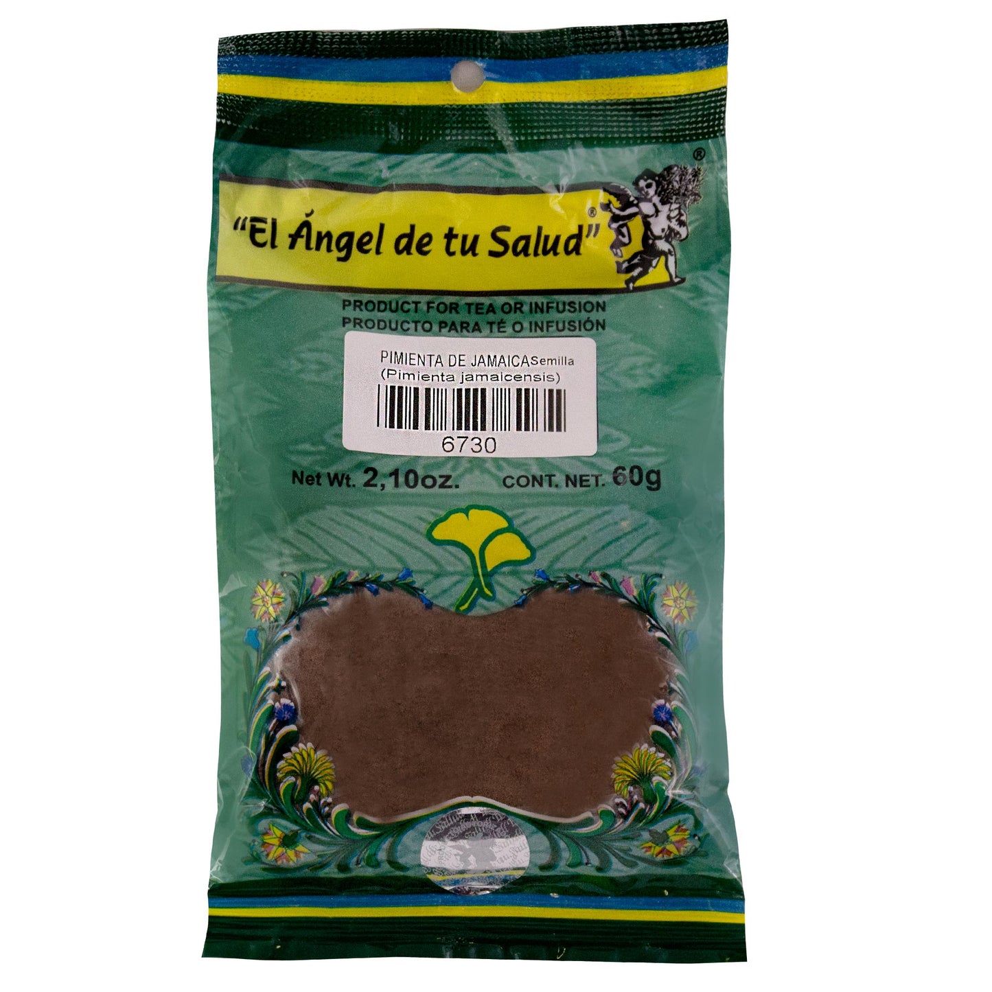 PIMIENTA DE JAMAICA Semilla ™ Polvo bolsa verde 60g