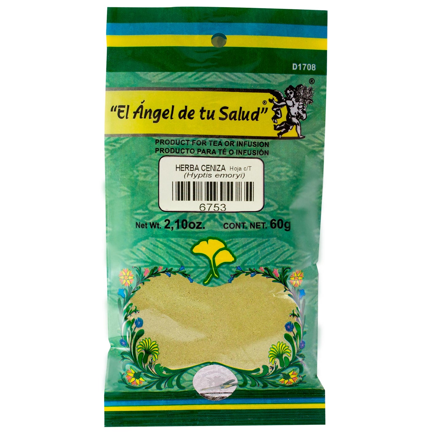 HERBA CENIZA hojas con tallo ™ Polvo bolsa verde 60g