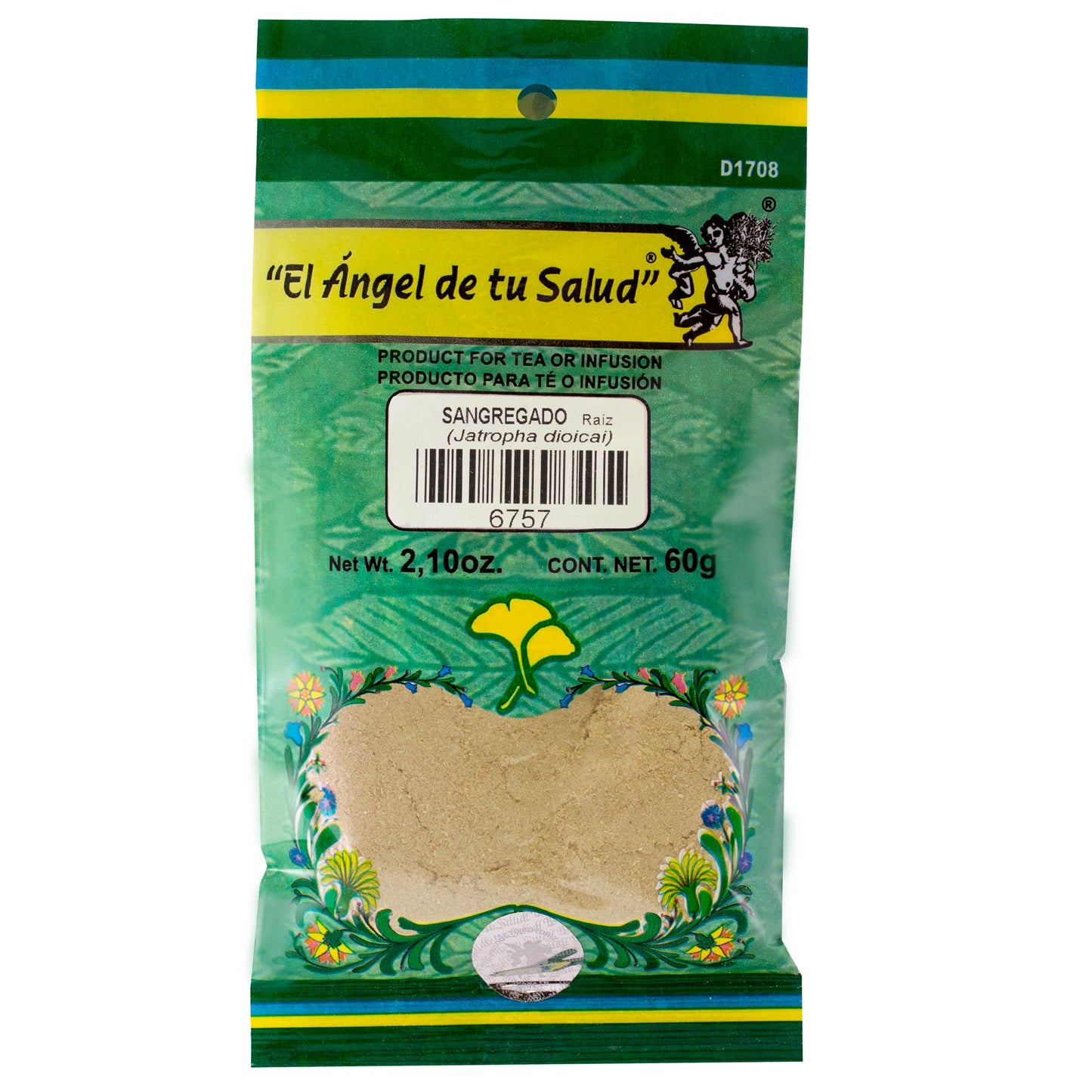 SANGREGADO raíz ™ Polvo bolsa verde 60g