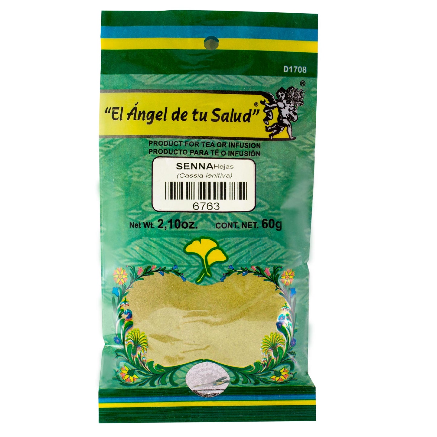 SENNA hojas ™ Polvo bolsa verde 60g