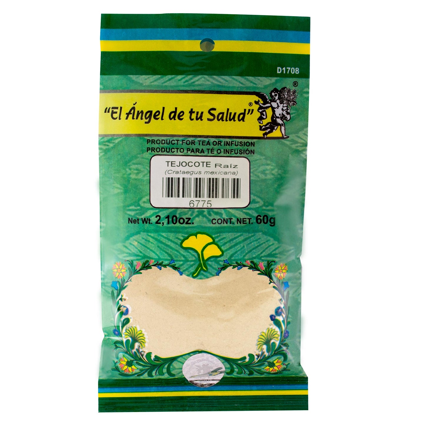 TEJOCOTE raíz ™ Polvo bolsa verde 60g