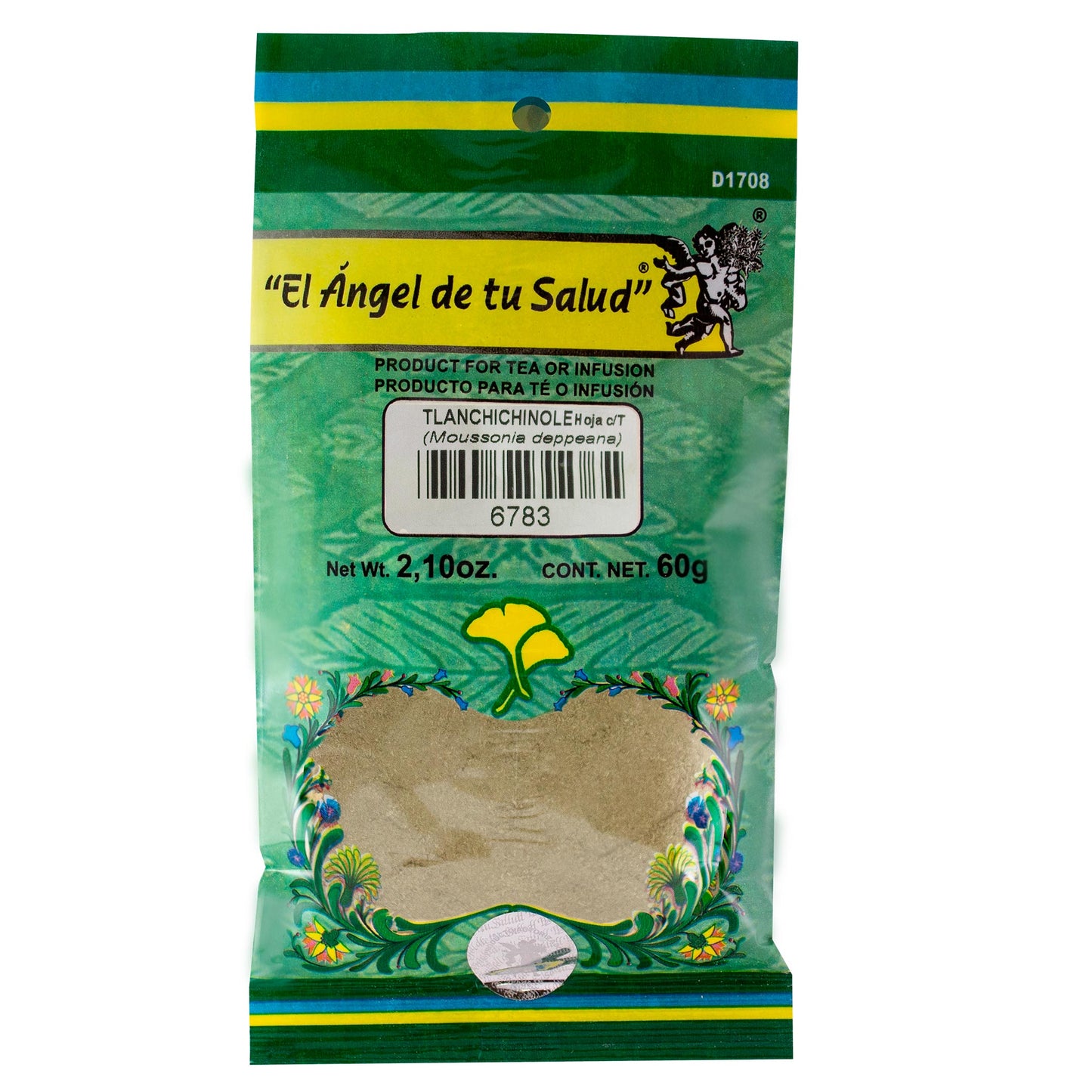 TLANCHICHINOLE hojas con tallo ™ Polvo bolsa verde 60g