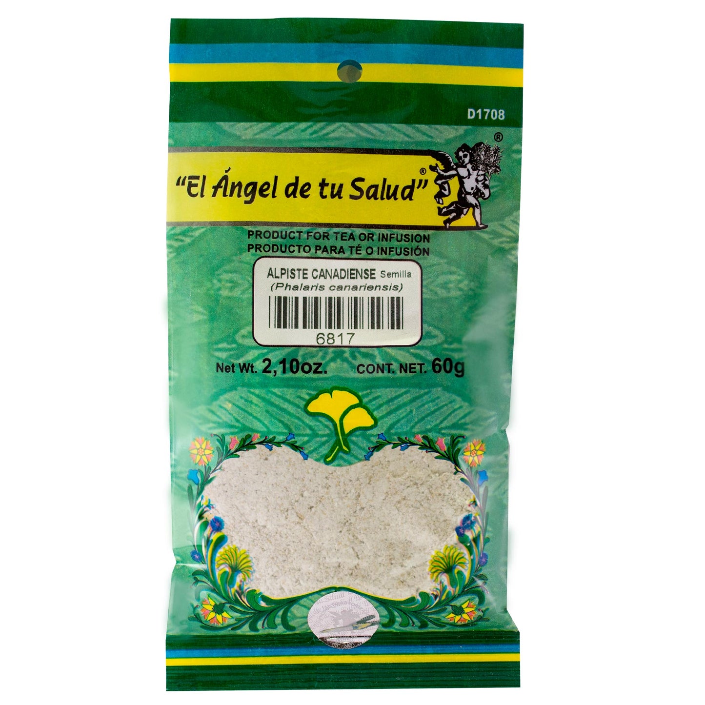 ALPISTE CANADIENSE Semilla ™ Polvo bolsa verde 60g