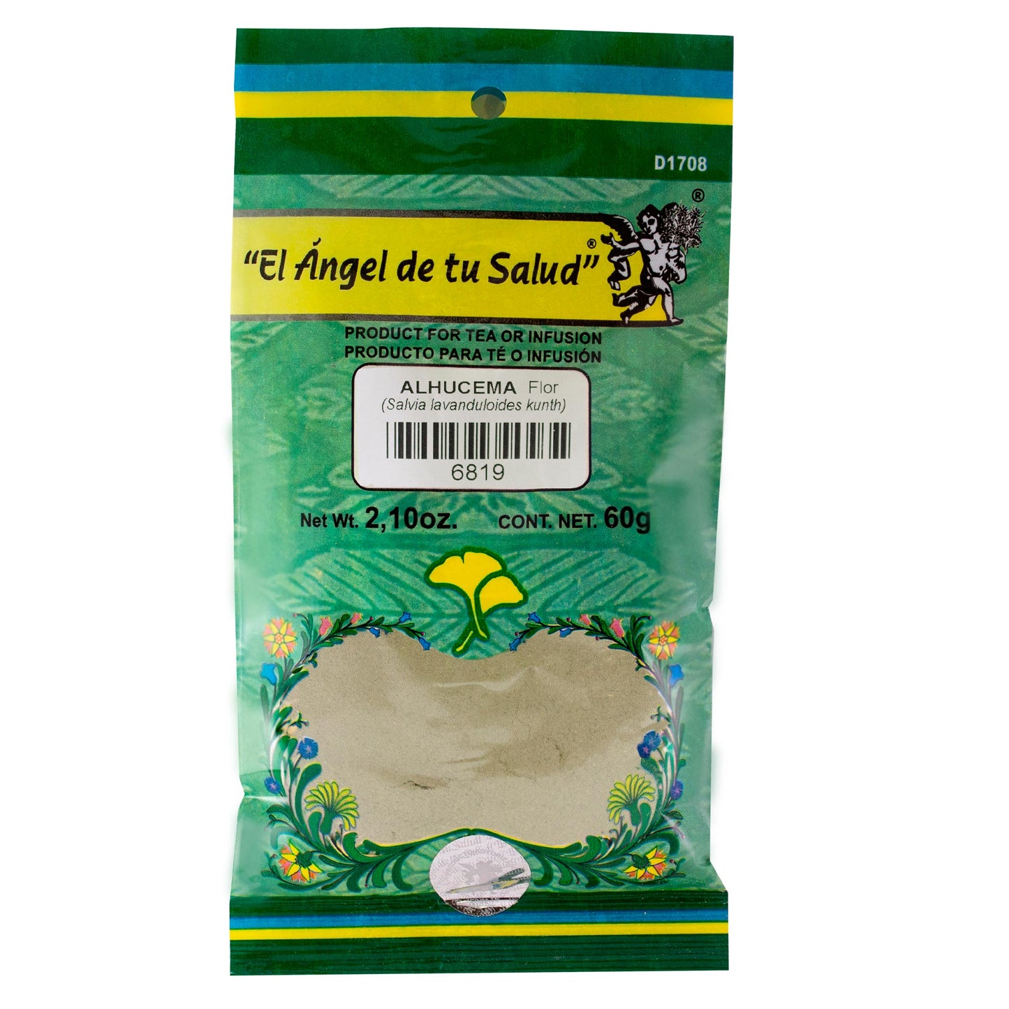ALHUCEMA flor ™ Polvo bolsa verde 60g