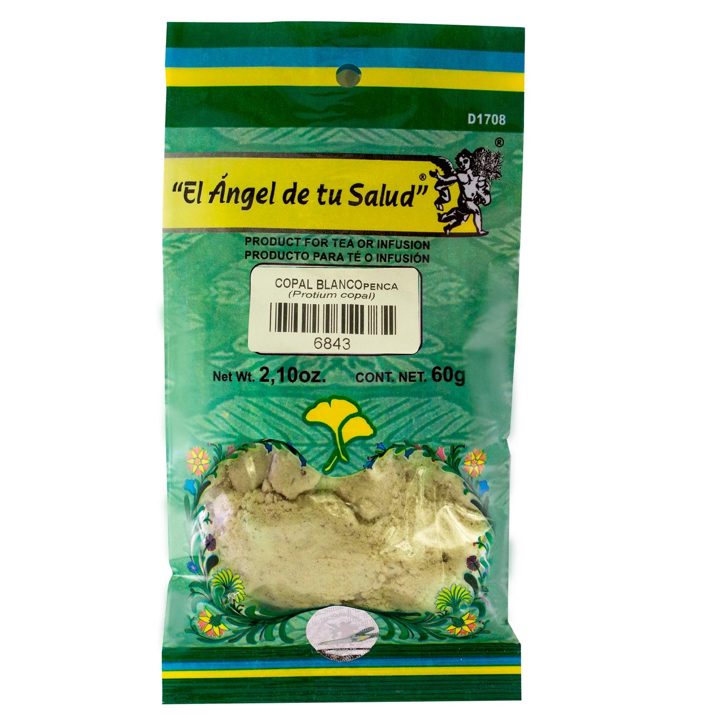 COPAL BLANCO Penca ™ Polvo bolsa verde 60g USO EXTERNO
