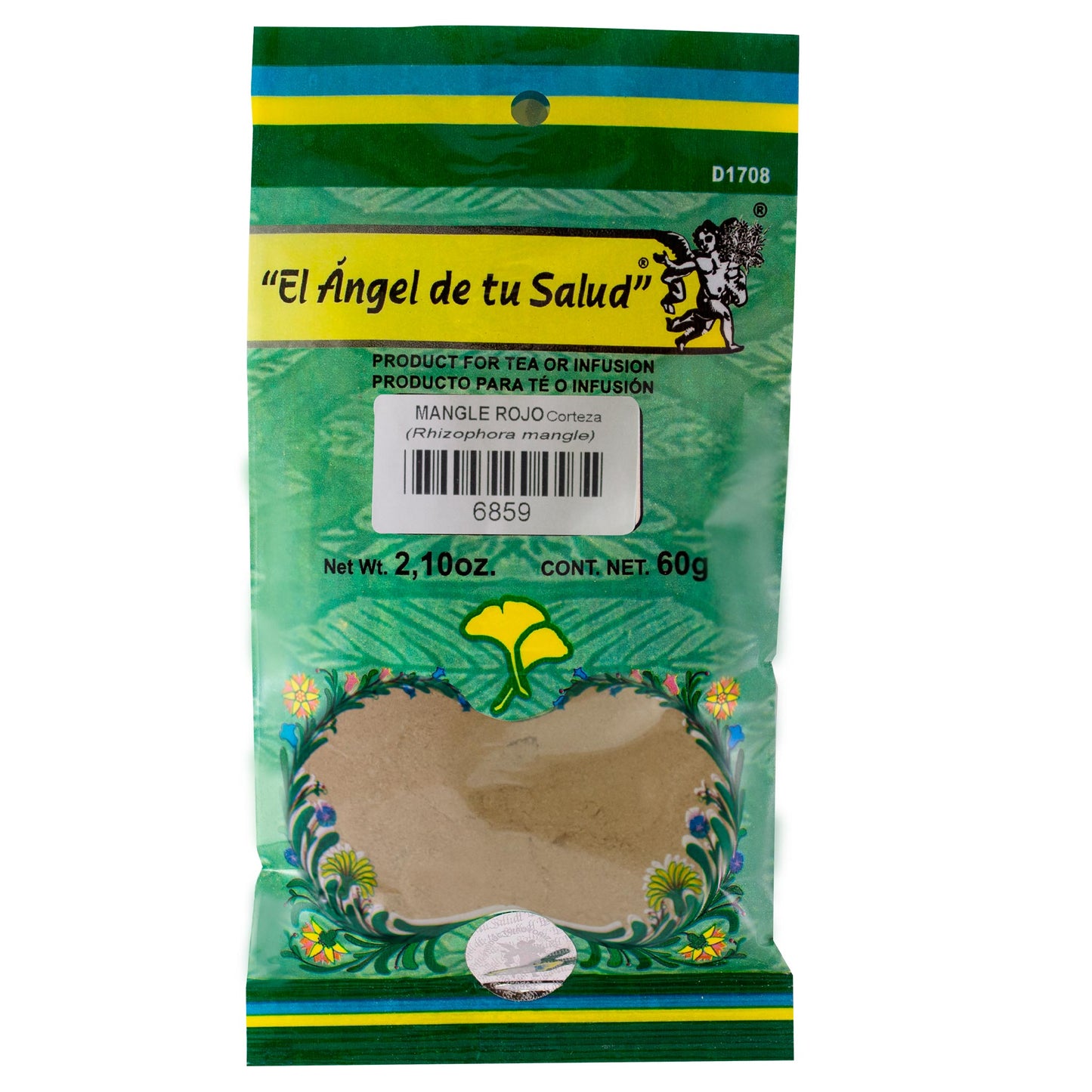 MANGLE ROJO corteza ™ Polvo bolsa verde 60g