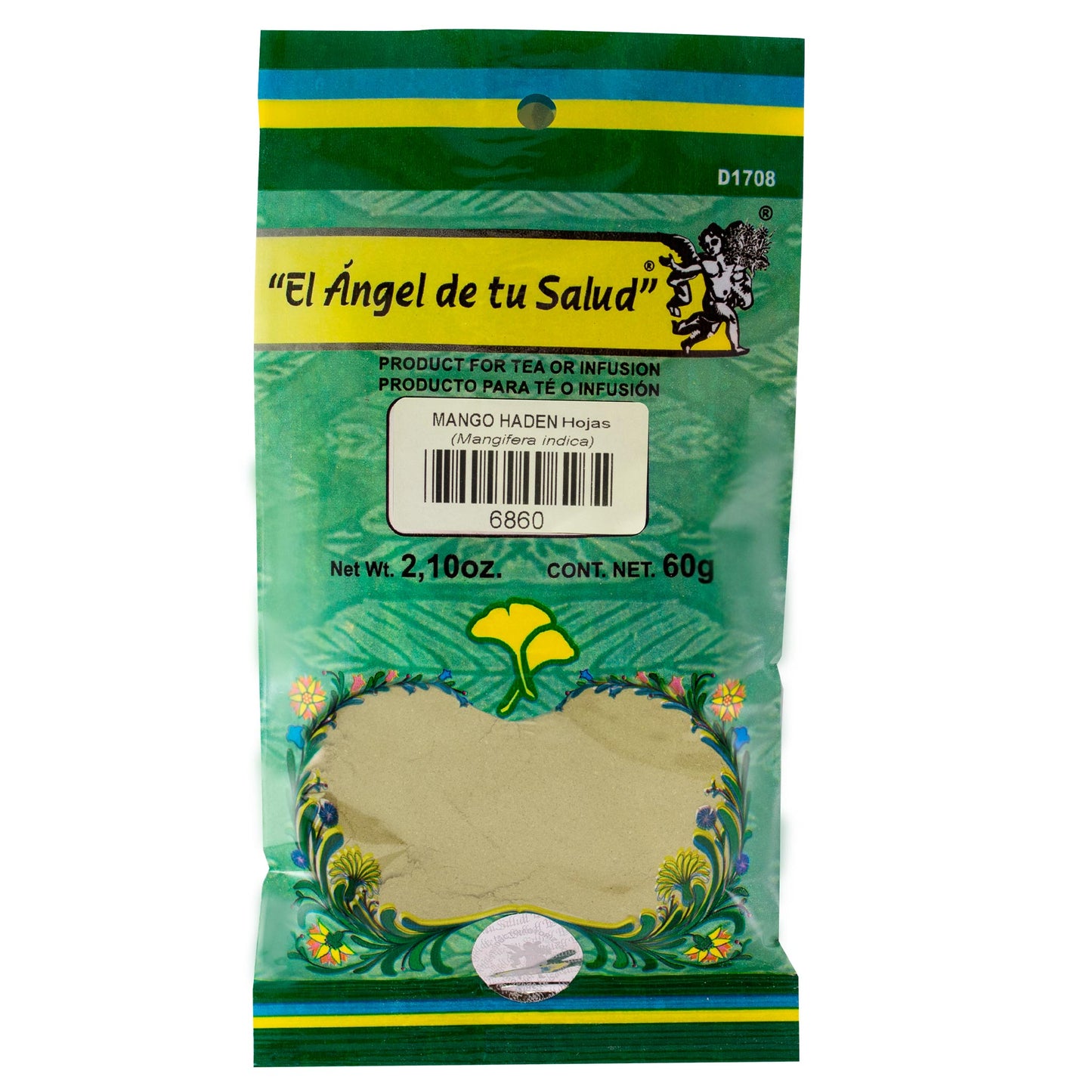 MANGO HADEN hojas ™ Polvo bolsa verde 60g