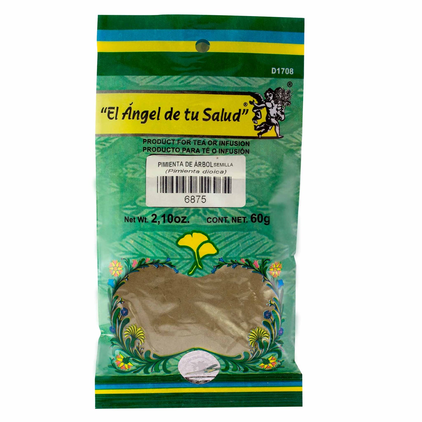 PIMIENTA DE ÁRBOL Semilla ™ Polvo bolsa verde 60g