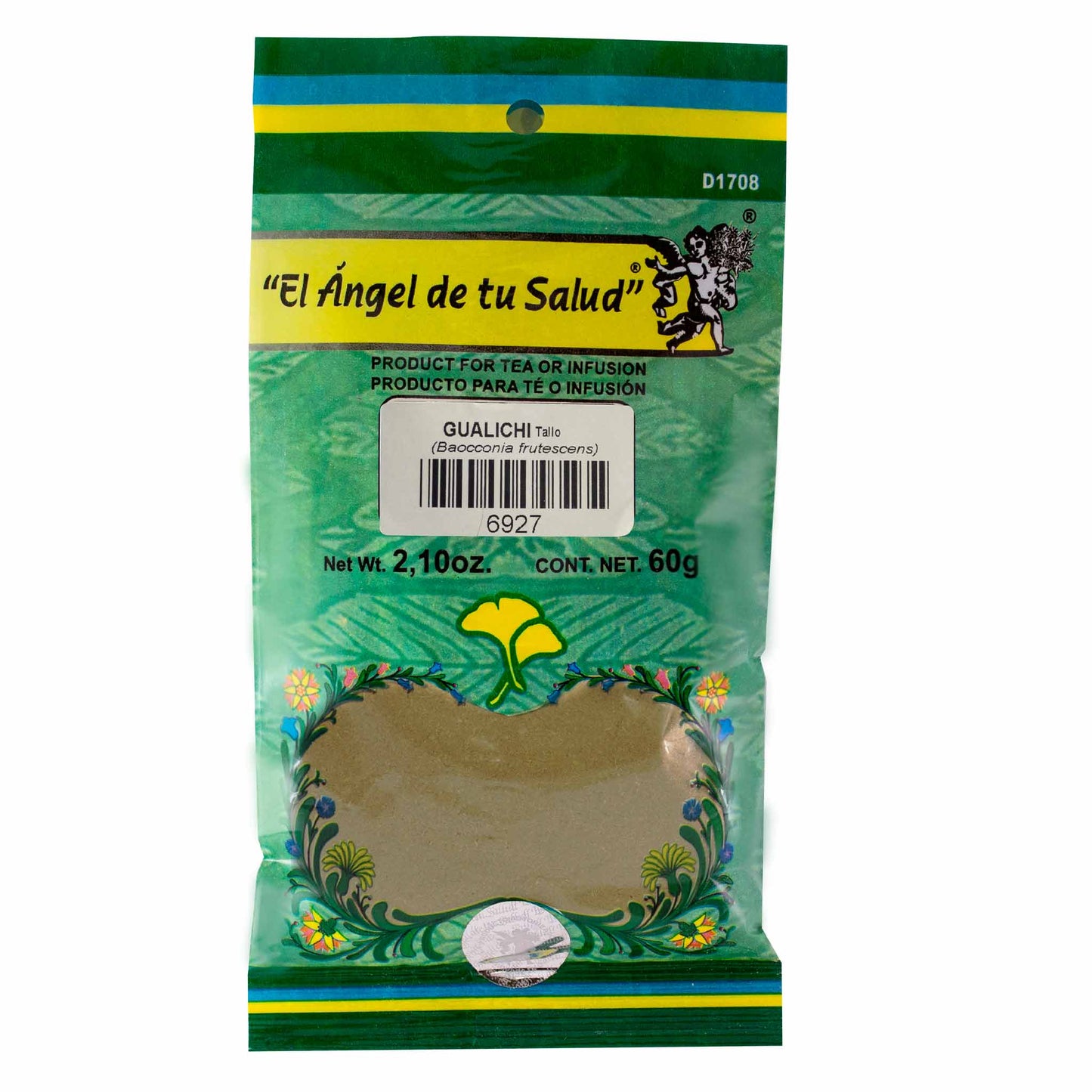 GUALICHI tallo ™ Polvo bolsa verde 60g