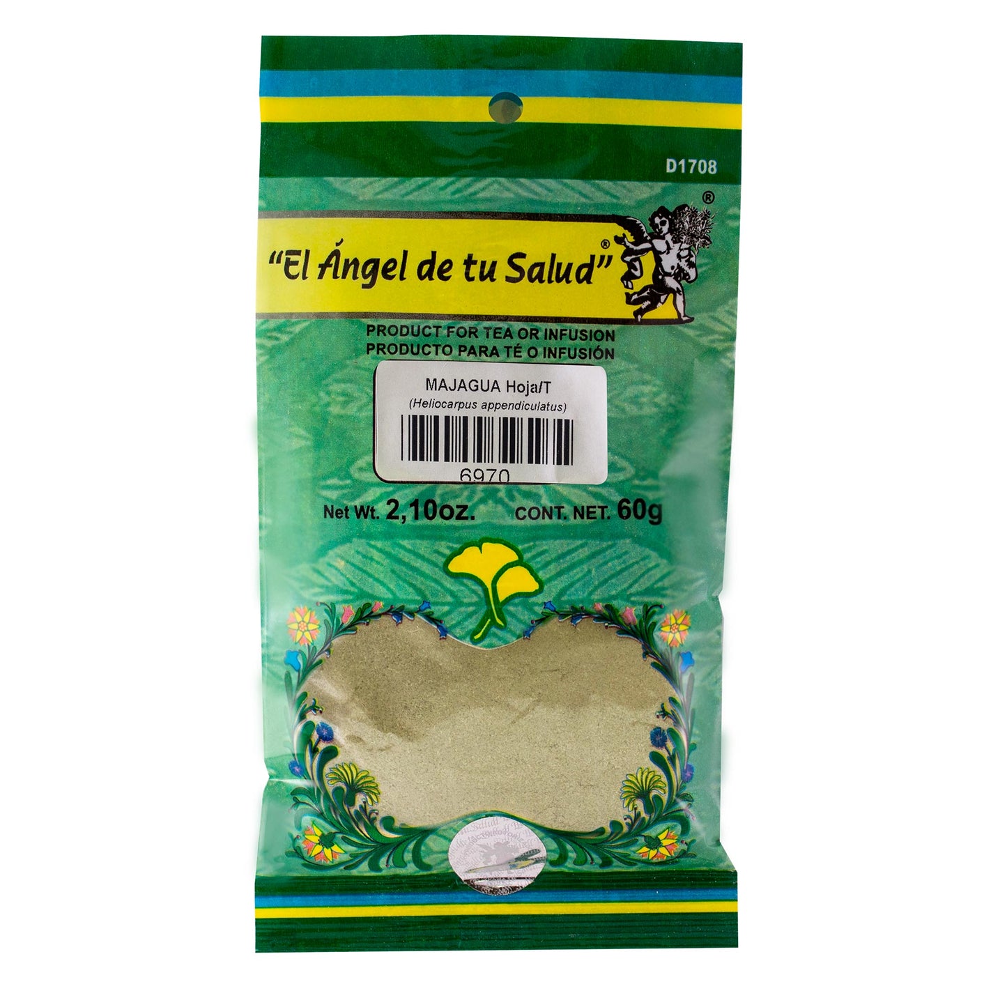 MAJAHUA hojas con tallo ™ Polvo bolsa verde 60g