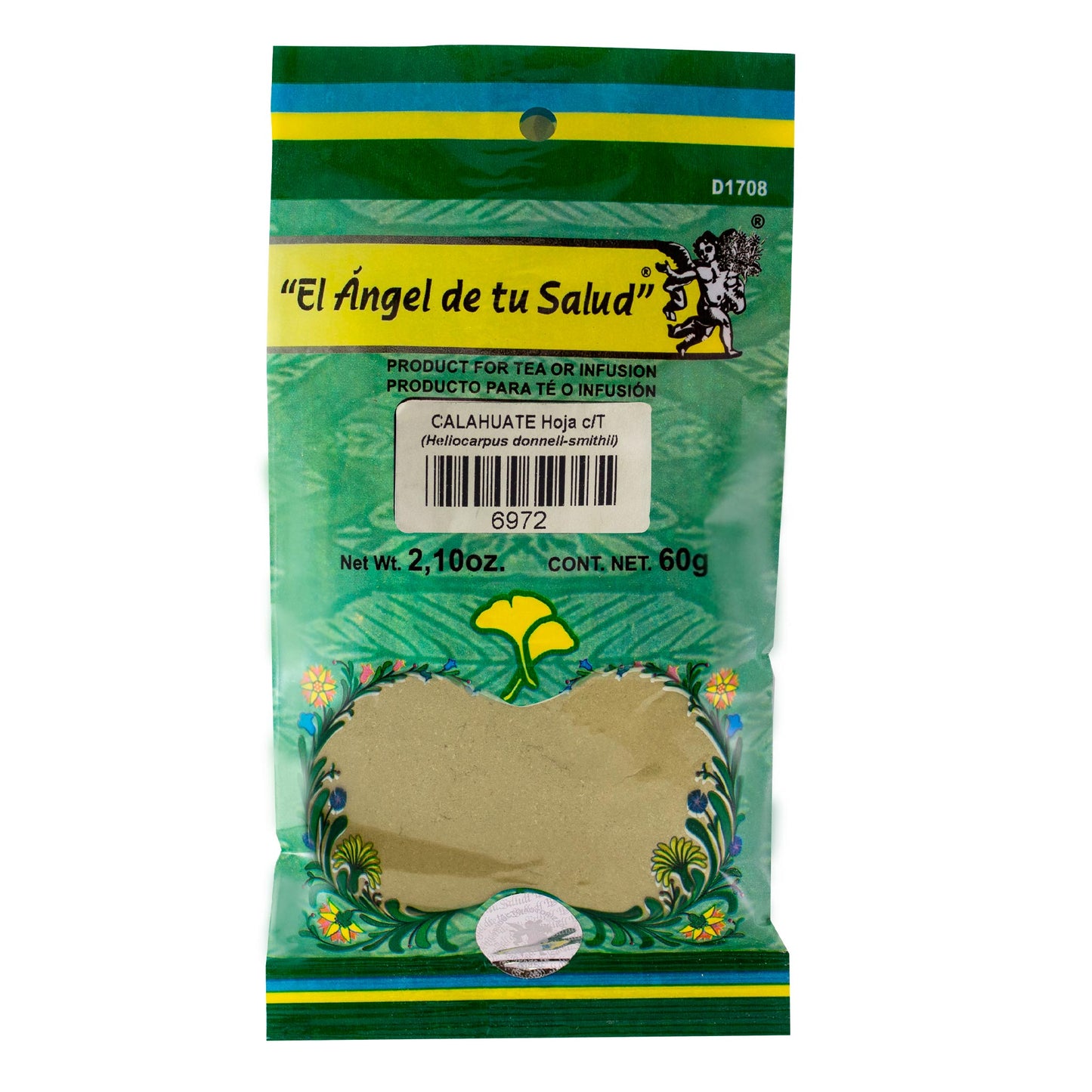 CALAHUATE hojas con tallo ™ Polvo bolsa verde 60g