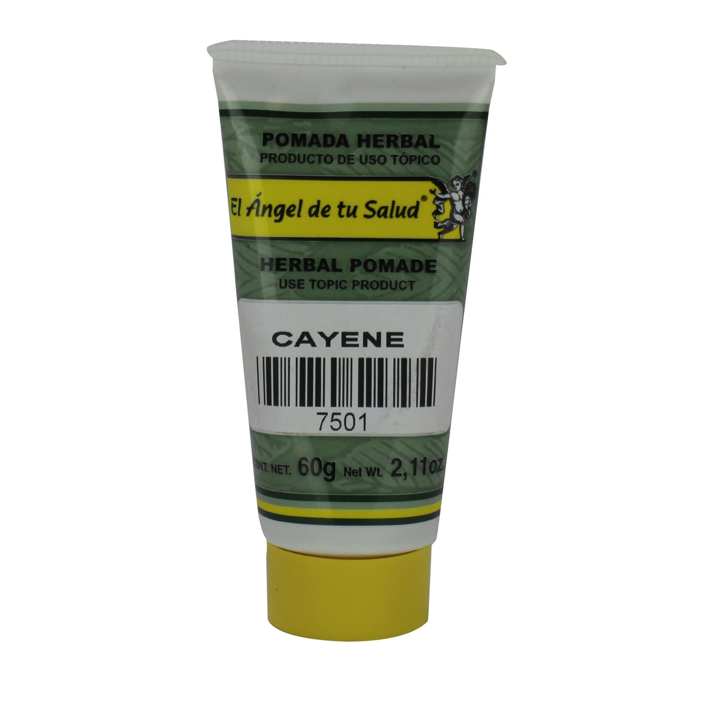 Pomada CAYENE fruto ™ bolsa verde tubo 60g