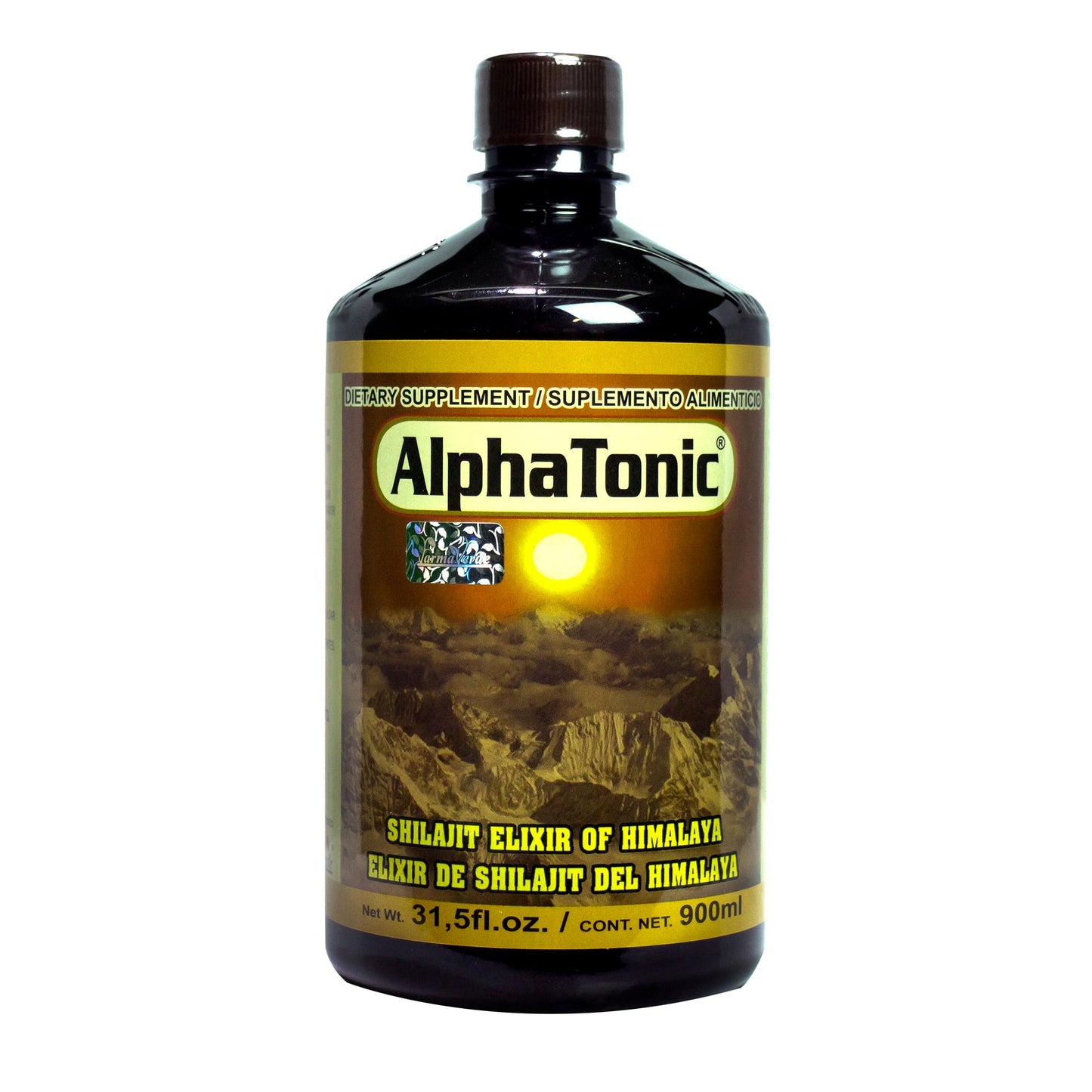 Elixir ALPHATONIC ® Shilajit del Himalaya caja frasco 900ml