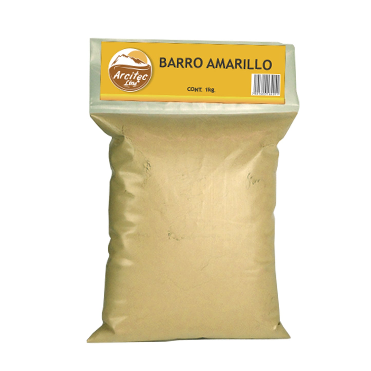 Polvo ARCITEC LINE ® barro amarillo bolsa 1Kg