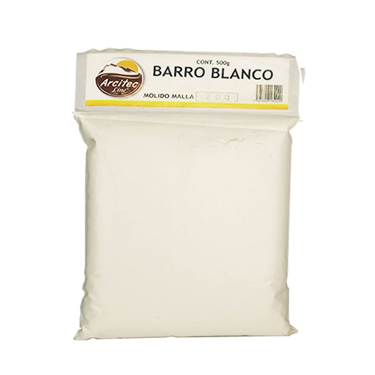 Polvo ARCITEC LINE ® barro blanco bolsa 500g