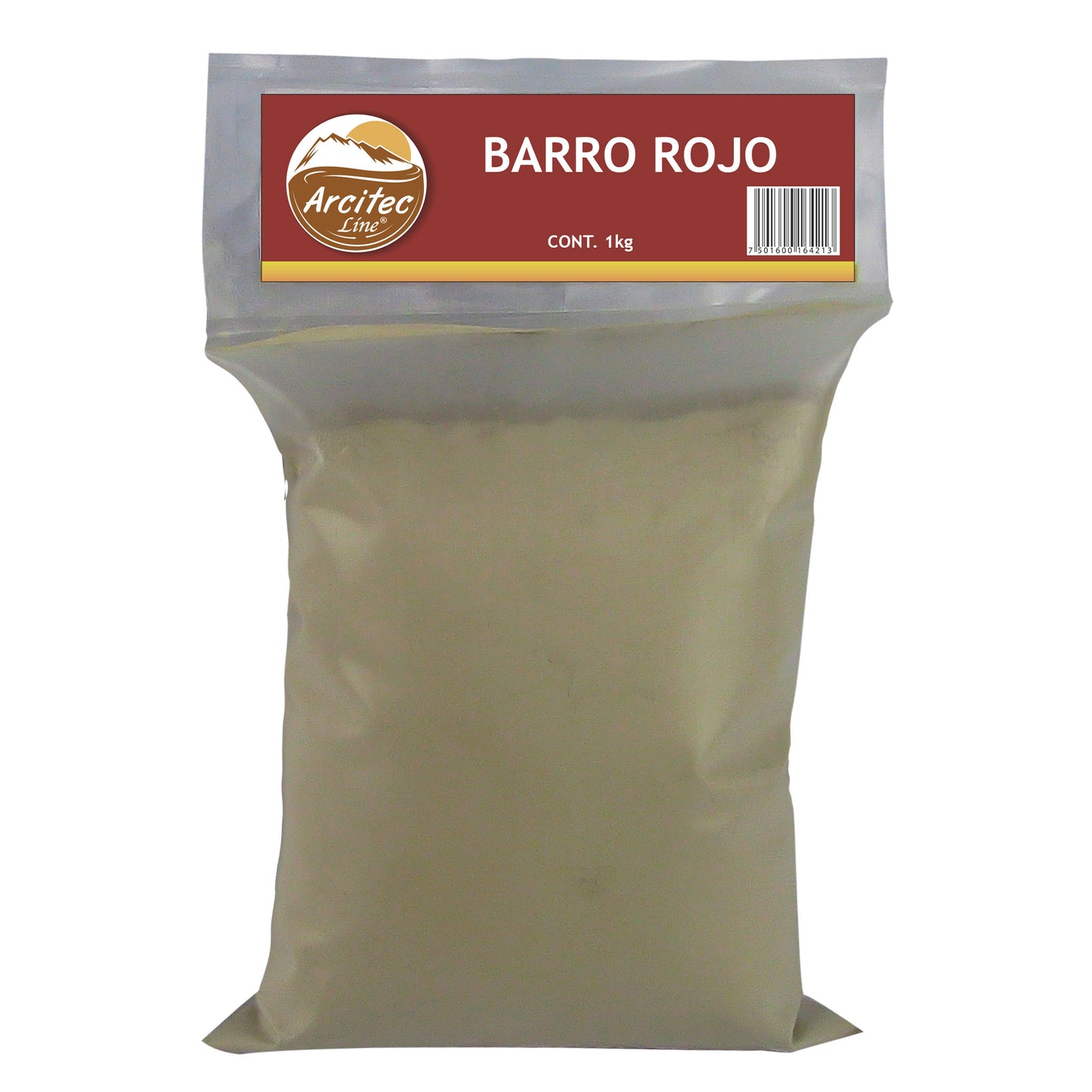 Polvo ARCITEC LINE ® barro rojo bolsa 1Kg