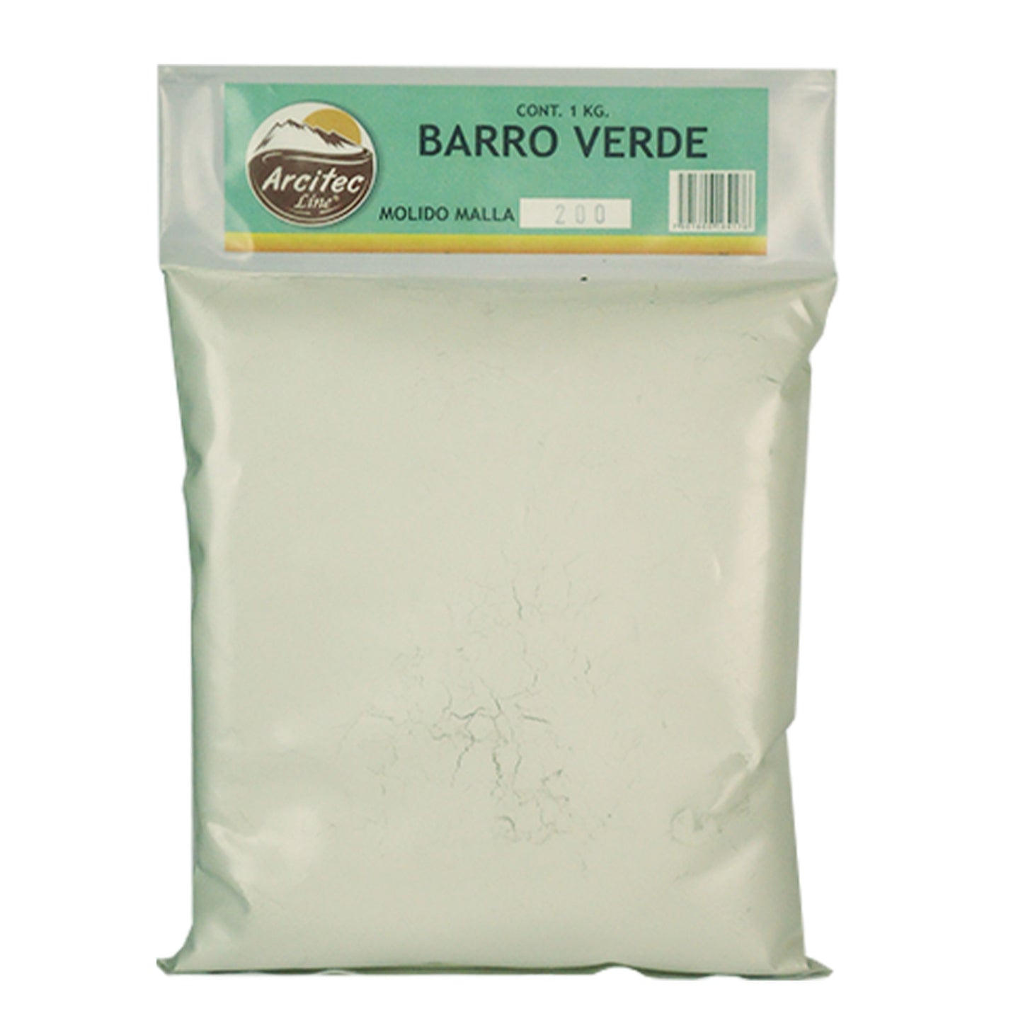 Polvo ARCITEC LINE ® barro verde bolsa 1Kg