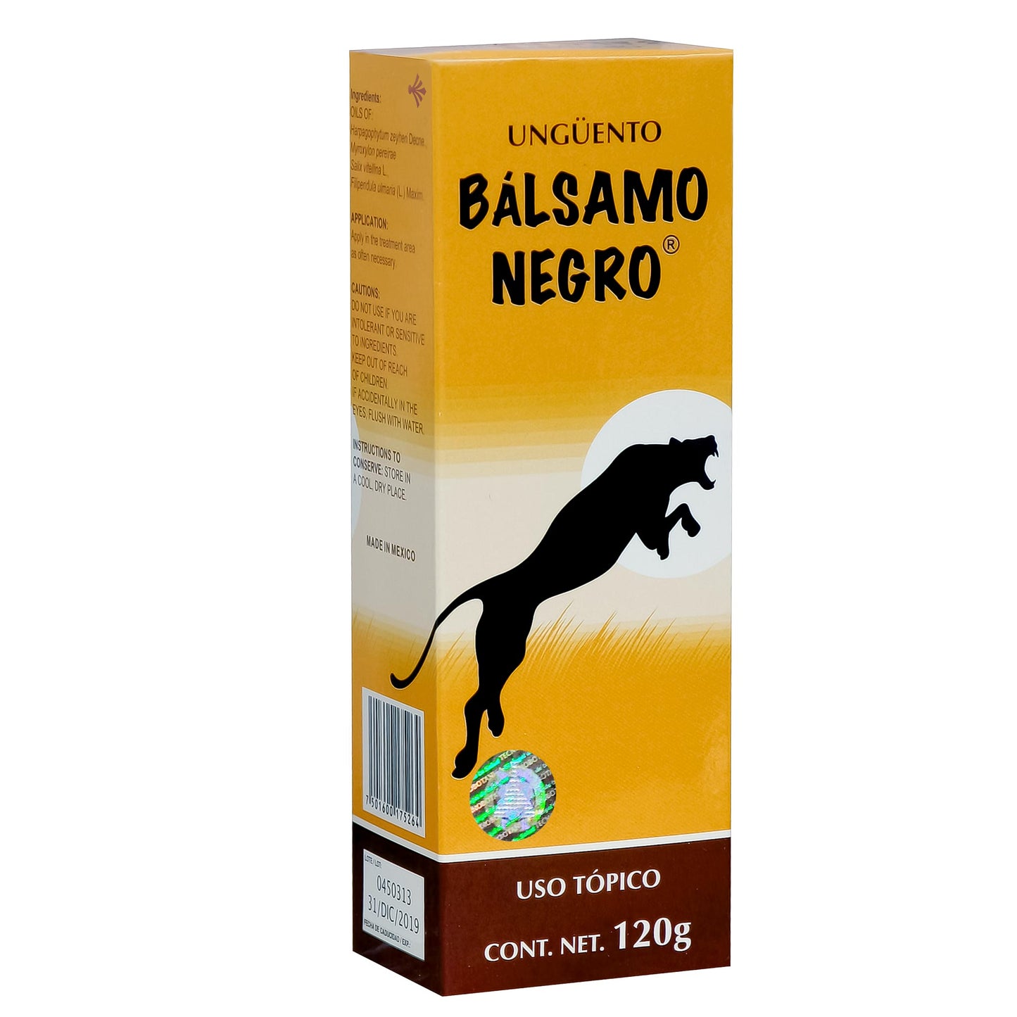 Ungüento BALSAMO NEGRO ® garra del diablo caja frasco 120ml